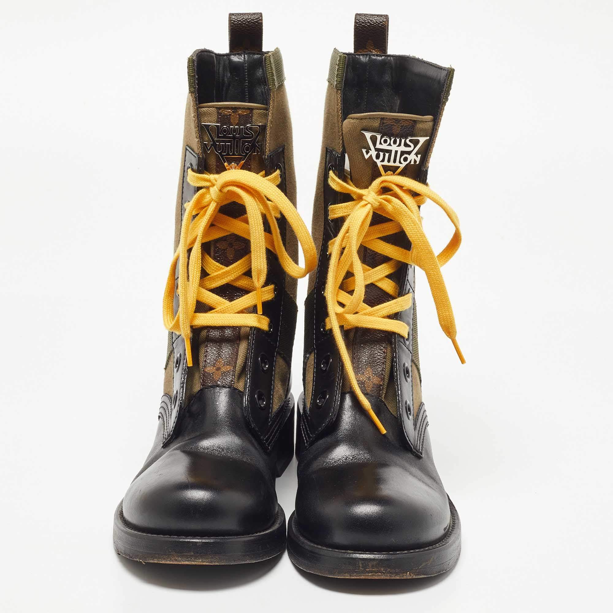 Louis vuitton fireball boots deals