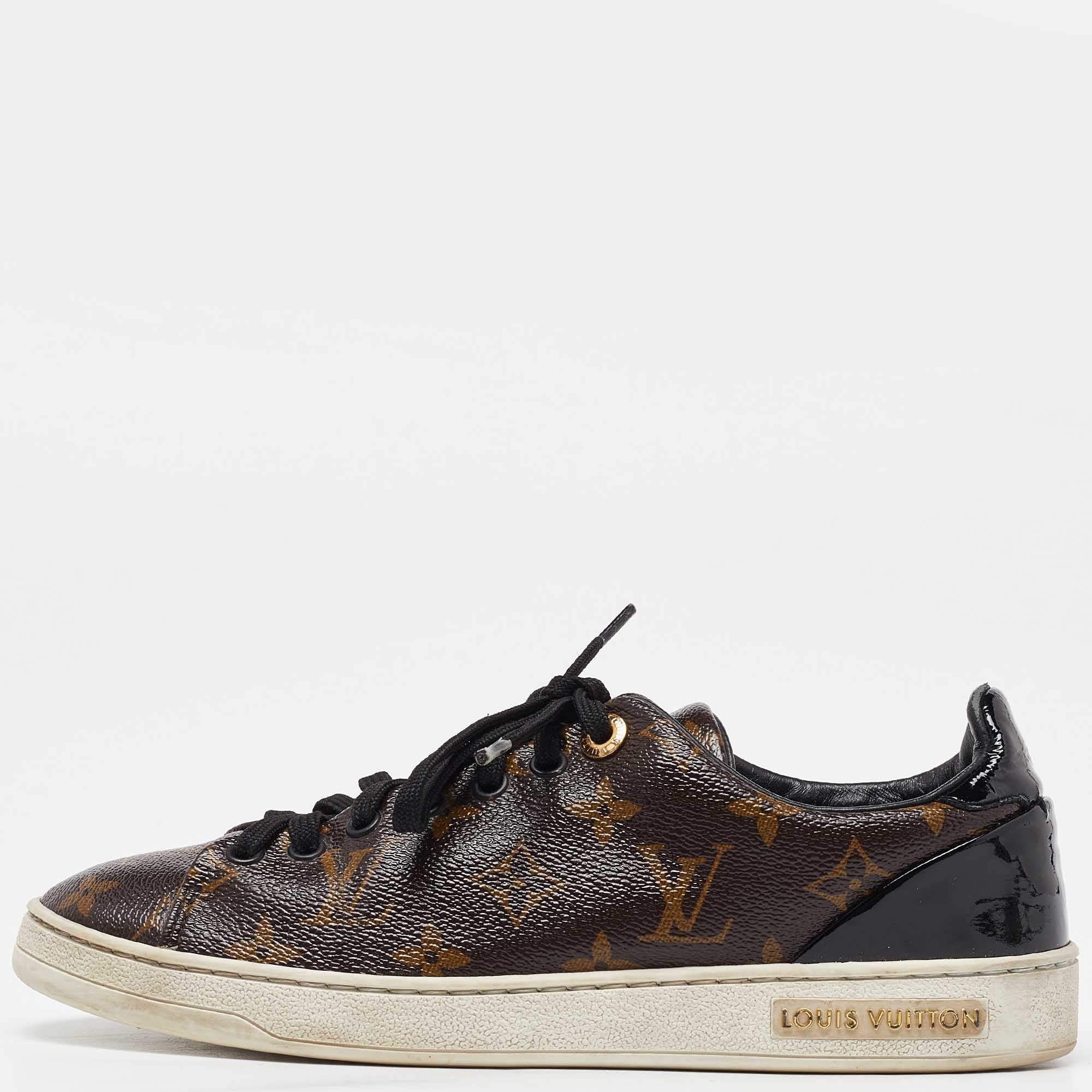 Louis Vuitton Monogram Canvas Frontrow Sneakers Size 38