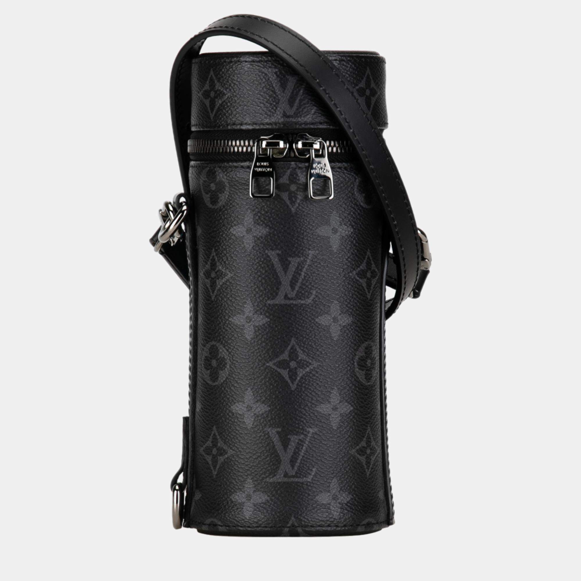 Louis Vuitton Black Monogram Eclipse Bottle Holder