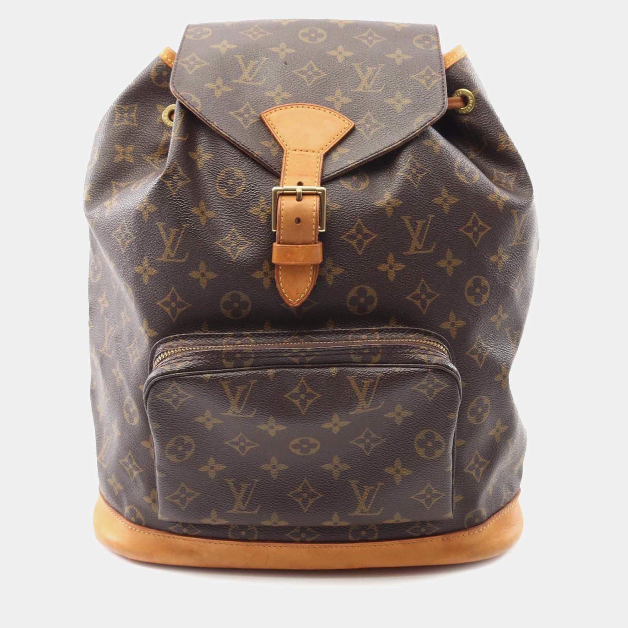 Louis Vuitton Brown Monogram Montsouris GM