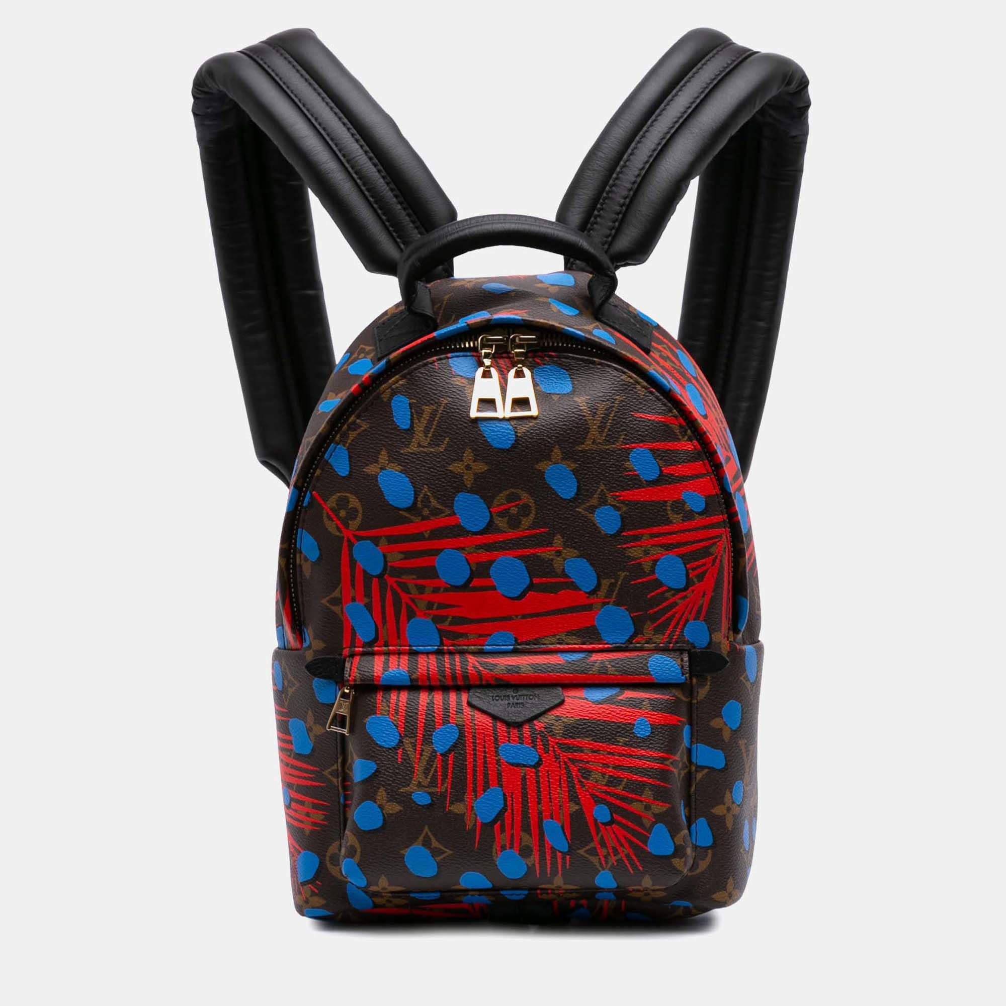 Pre Owned Louis Vuitton Monogram Jungle Dots Palm Springs PM