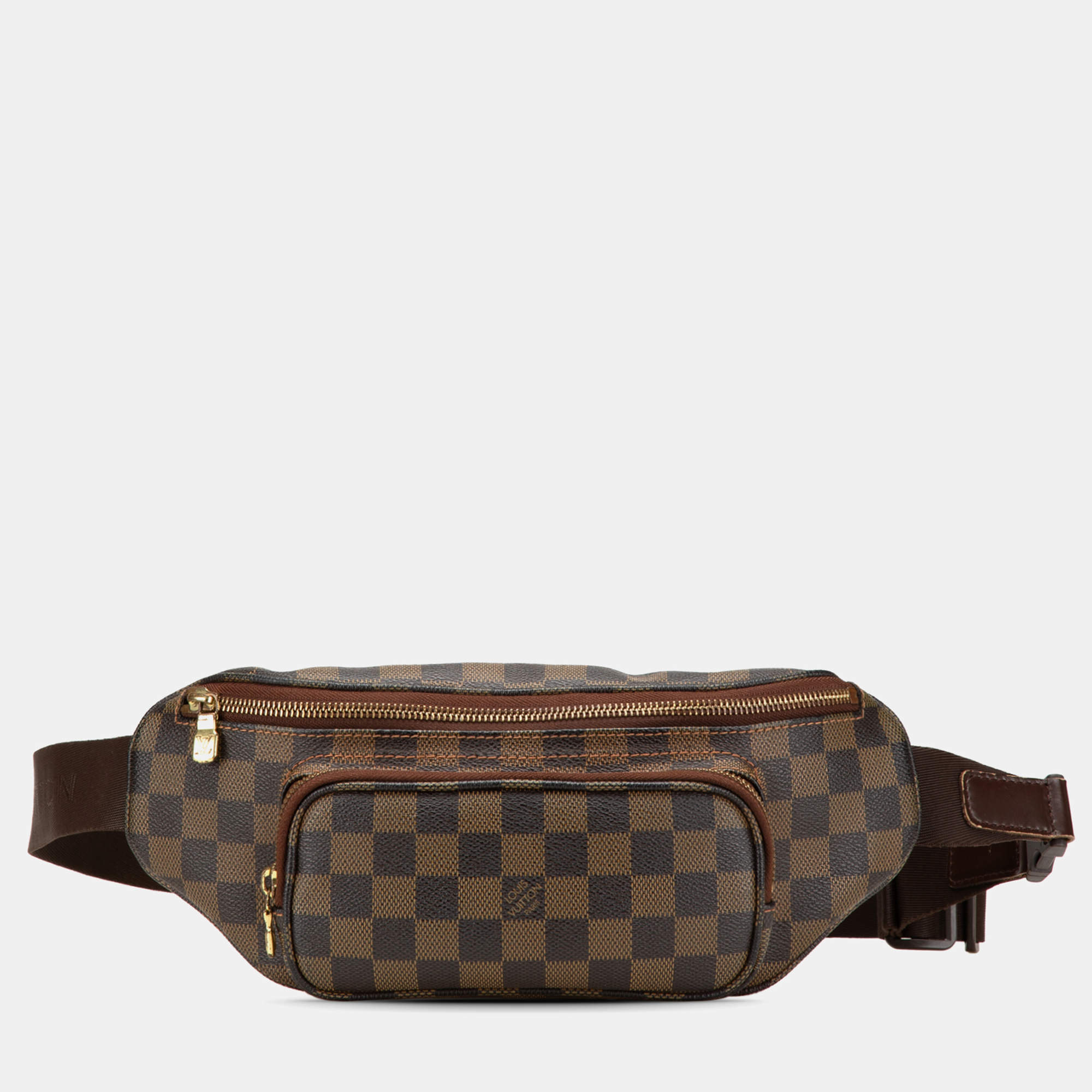 Pre Owned Damier Ebene Melville Belt Bum Bag