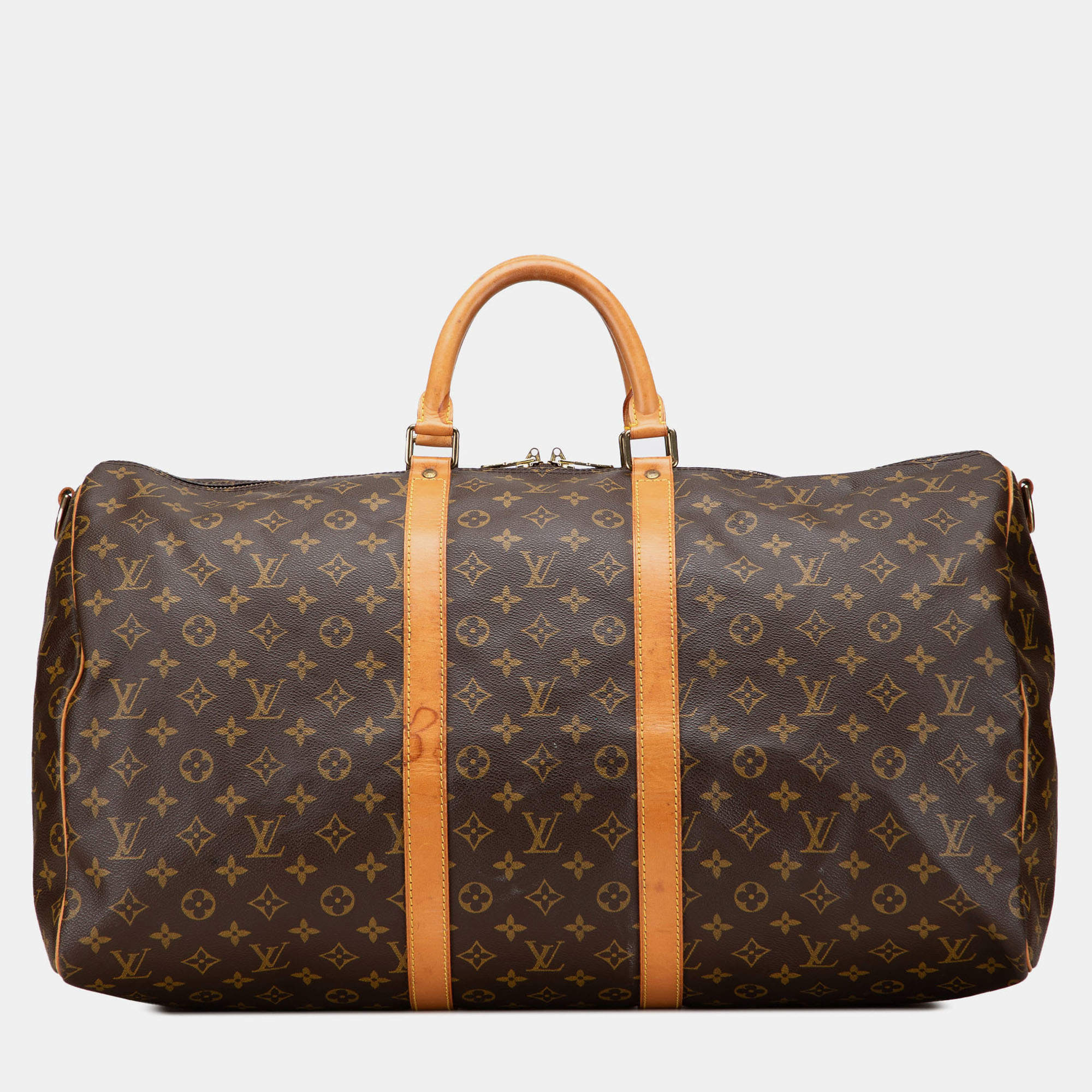 Pre Owned Louis Vuitton Monogram Keepall Bandouliere 55