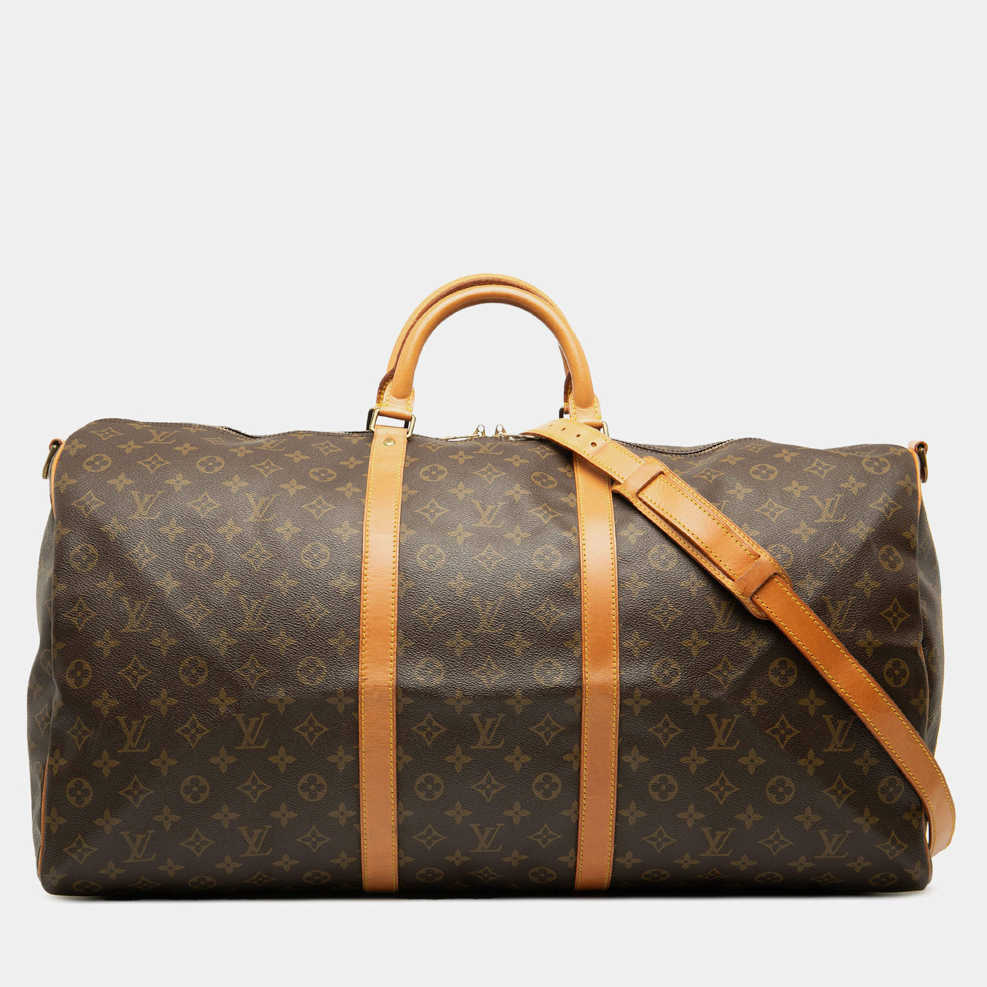 Pre Owned Louis Vuitton Monogram Keepall Bandouliere 60