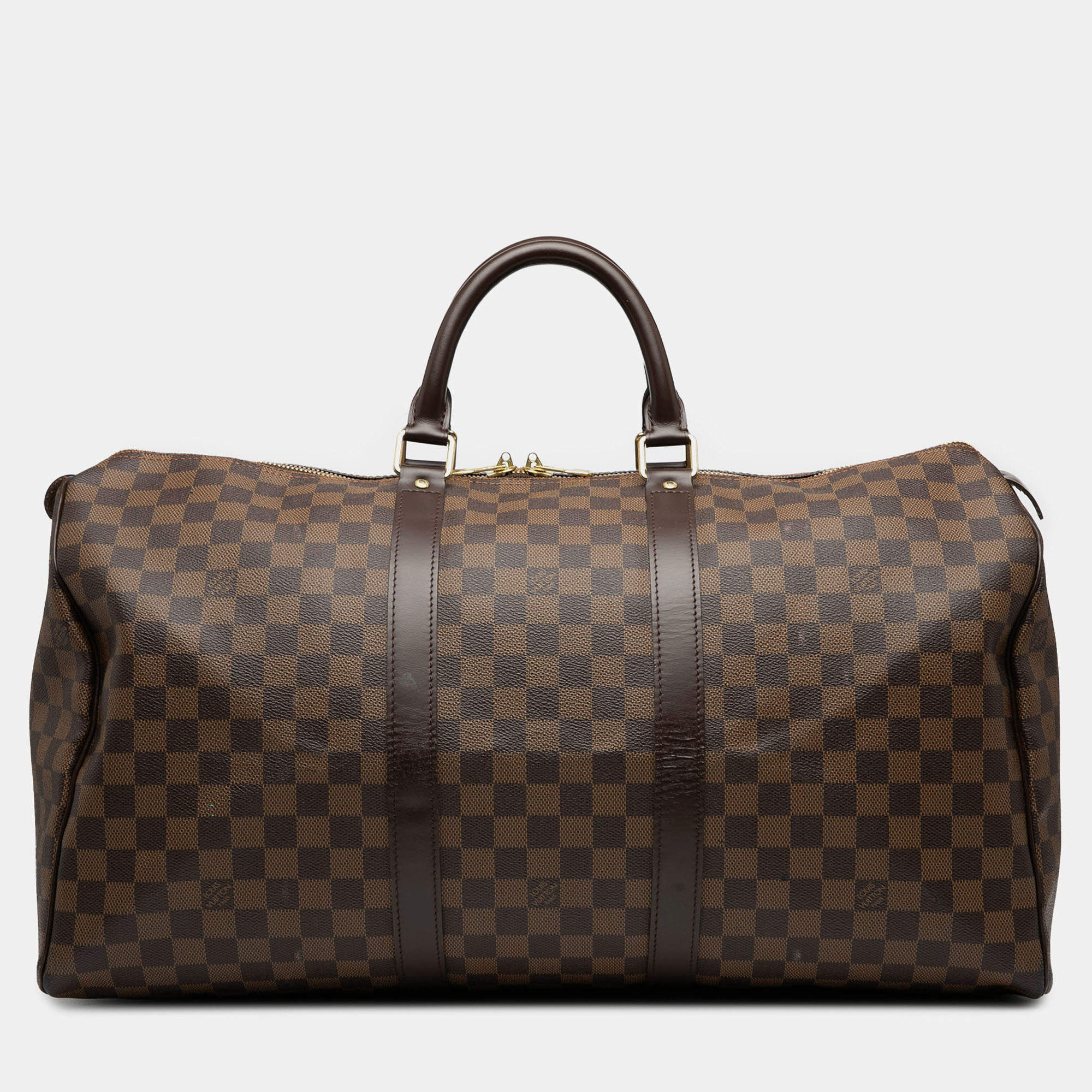 Pre Owned Louis Vuitton Damier Ebene Keepall 50