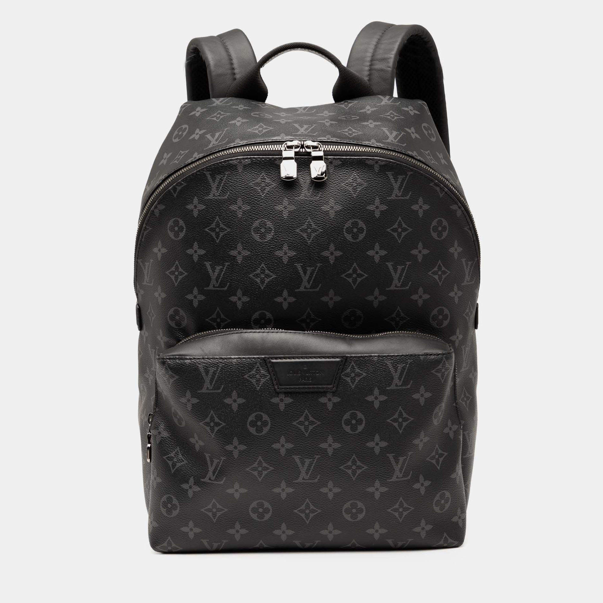 Pre Owned Louis Vuitton Monogram Eclipse Discovery Canvas Backpack