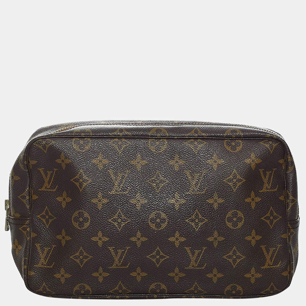 Louis Vuitton Brown Monogram Trousse Toilette 28