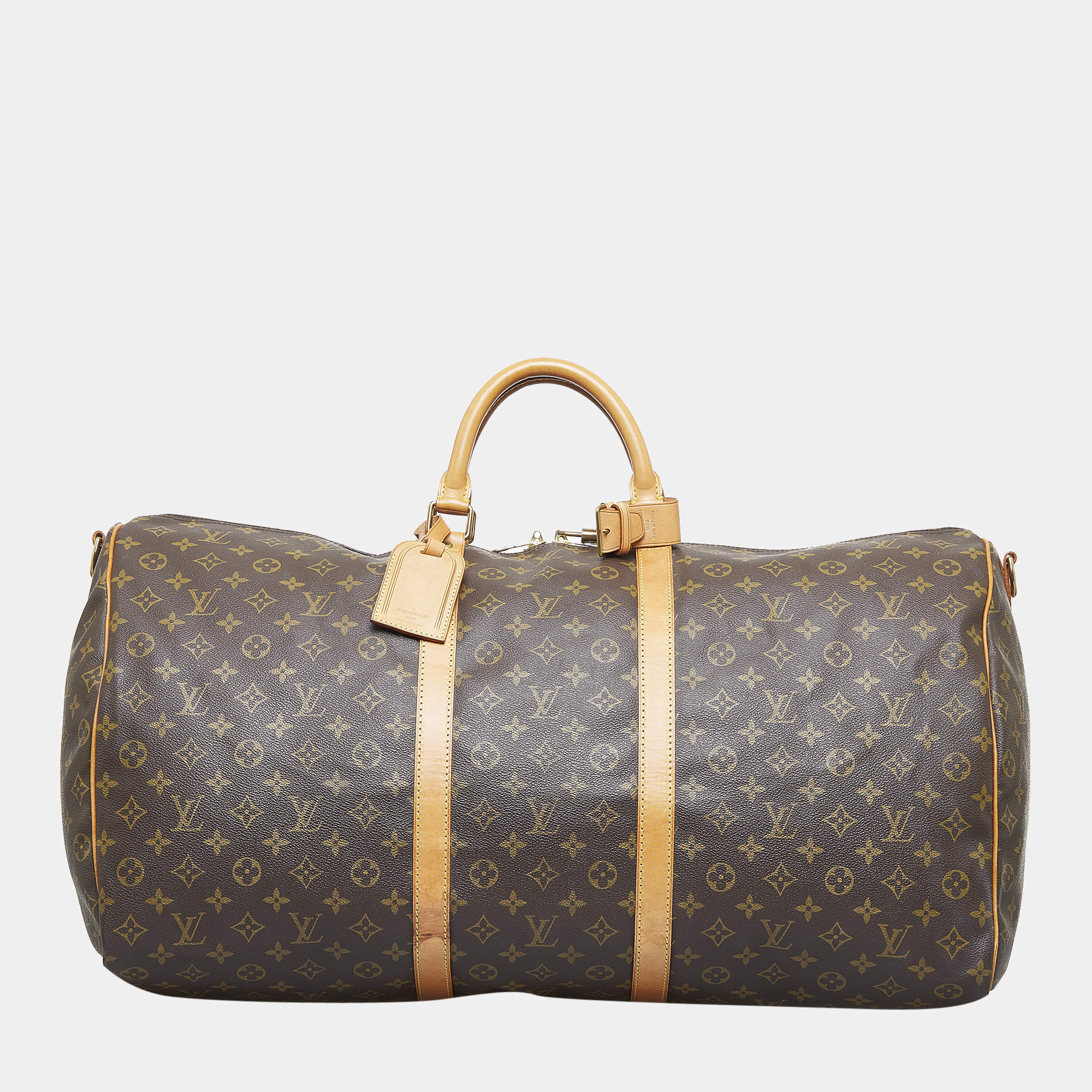 Louis Vuitton keepall 60 Monogram shoulder strap - VI0954 Brown