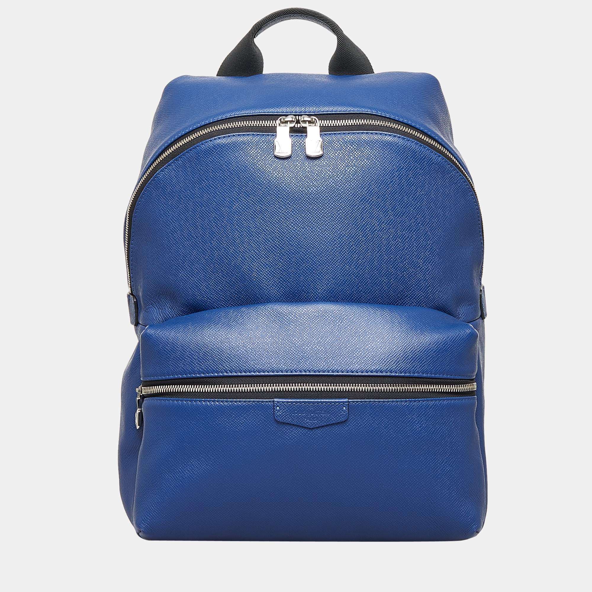 Denim Blue Taigarama Discovery Backpack Silver Hardware, 2020