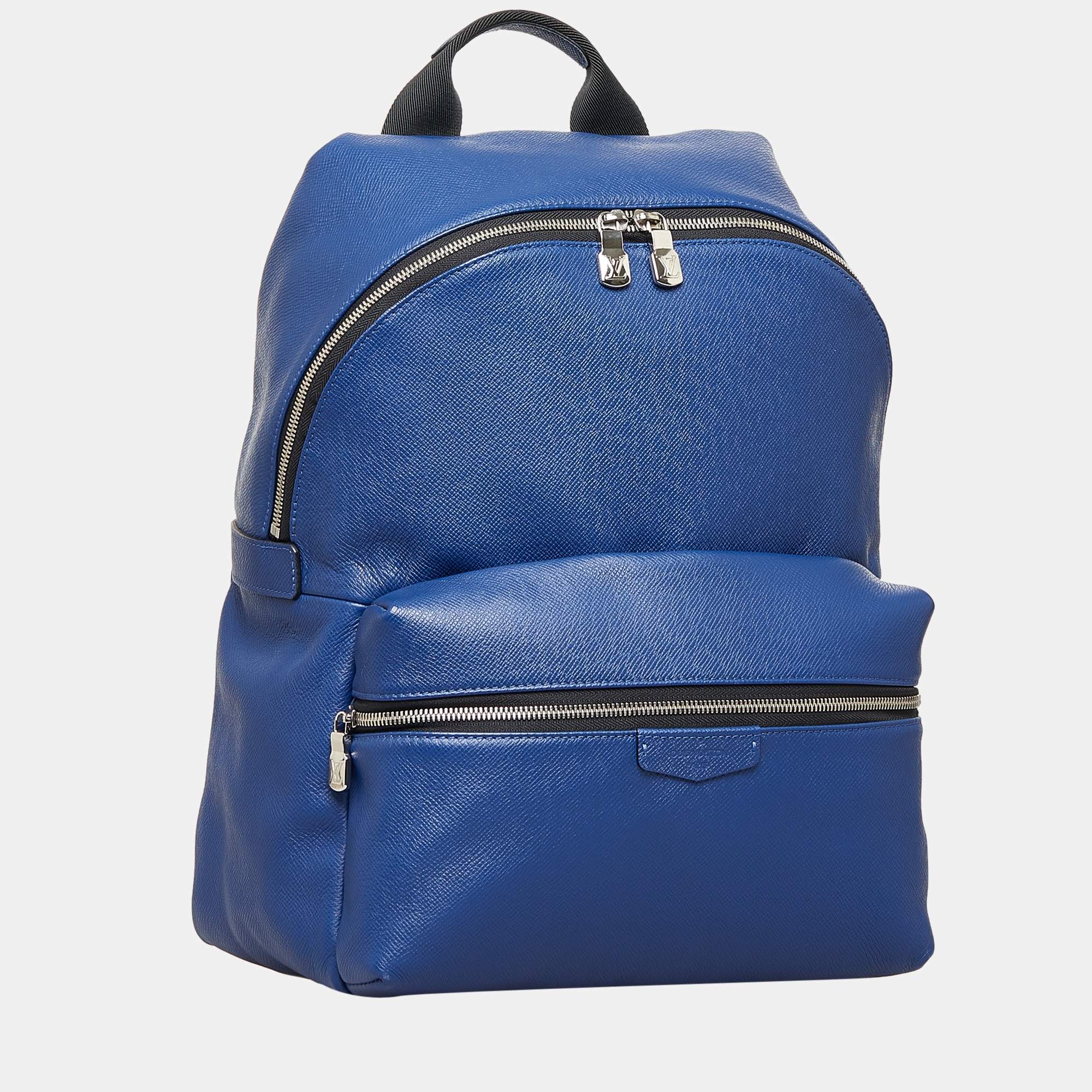 Louis Vuitton, Bags, Louis Vuitton Discovery Backpack Monogram Taigarama Pm  Blue