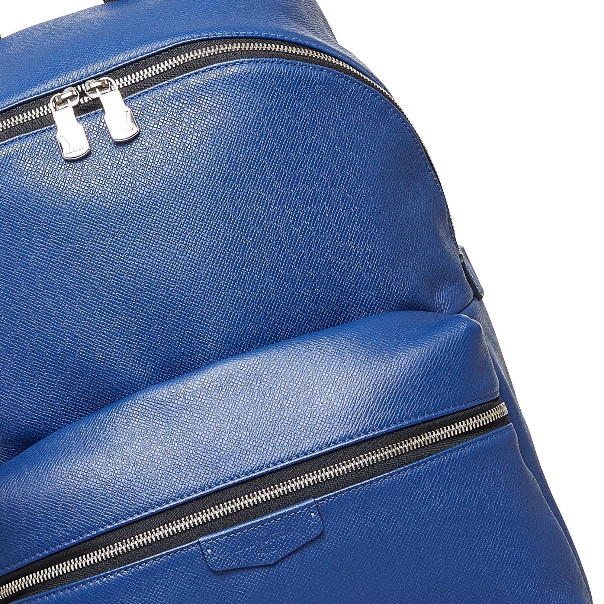 Louis Vuitton Backpack PM Taiga Cobalt Pacific Monogram Discovery Taig –  High End Hobbies