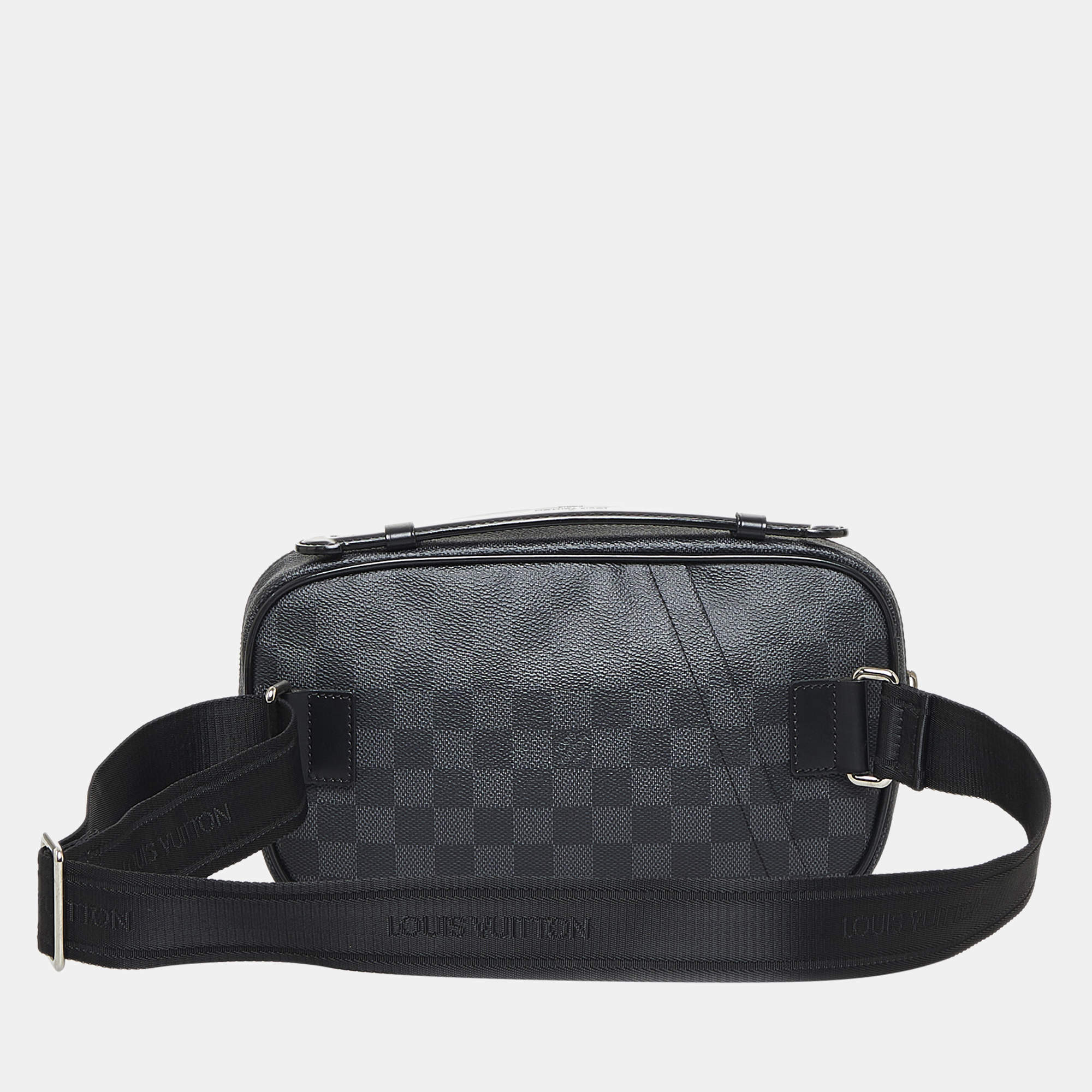 Louis Vuitton Black Damier Graphite Ambler Cloth ref.1018224