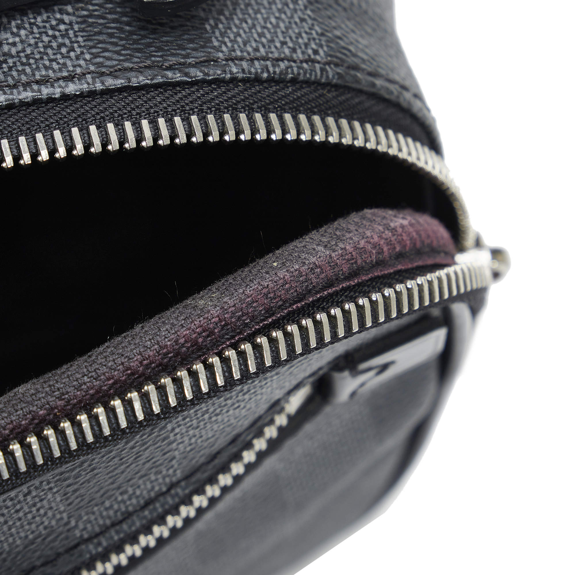 Louis Vuitton Black Damier Graphite Ambler Cloth ref.1018224