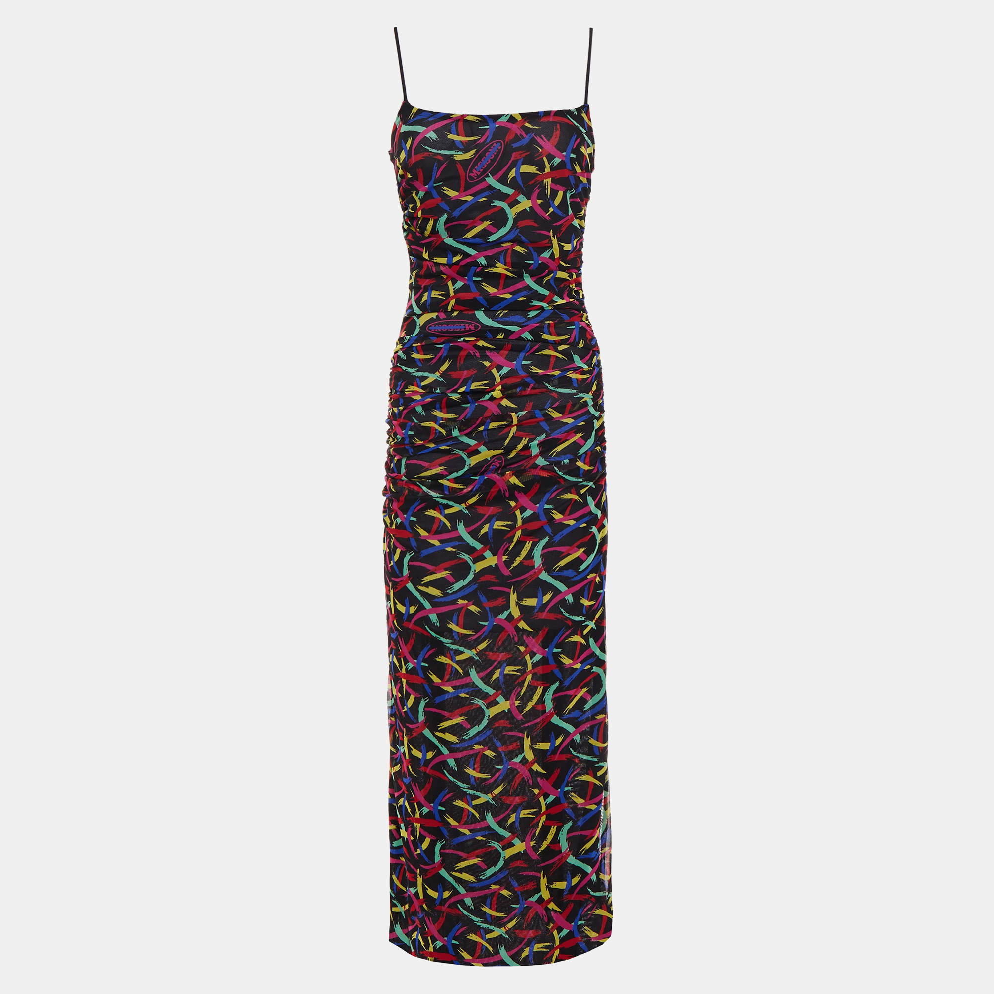 Pre Owned M Missoni Polyamid Maxi Dress 42