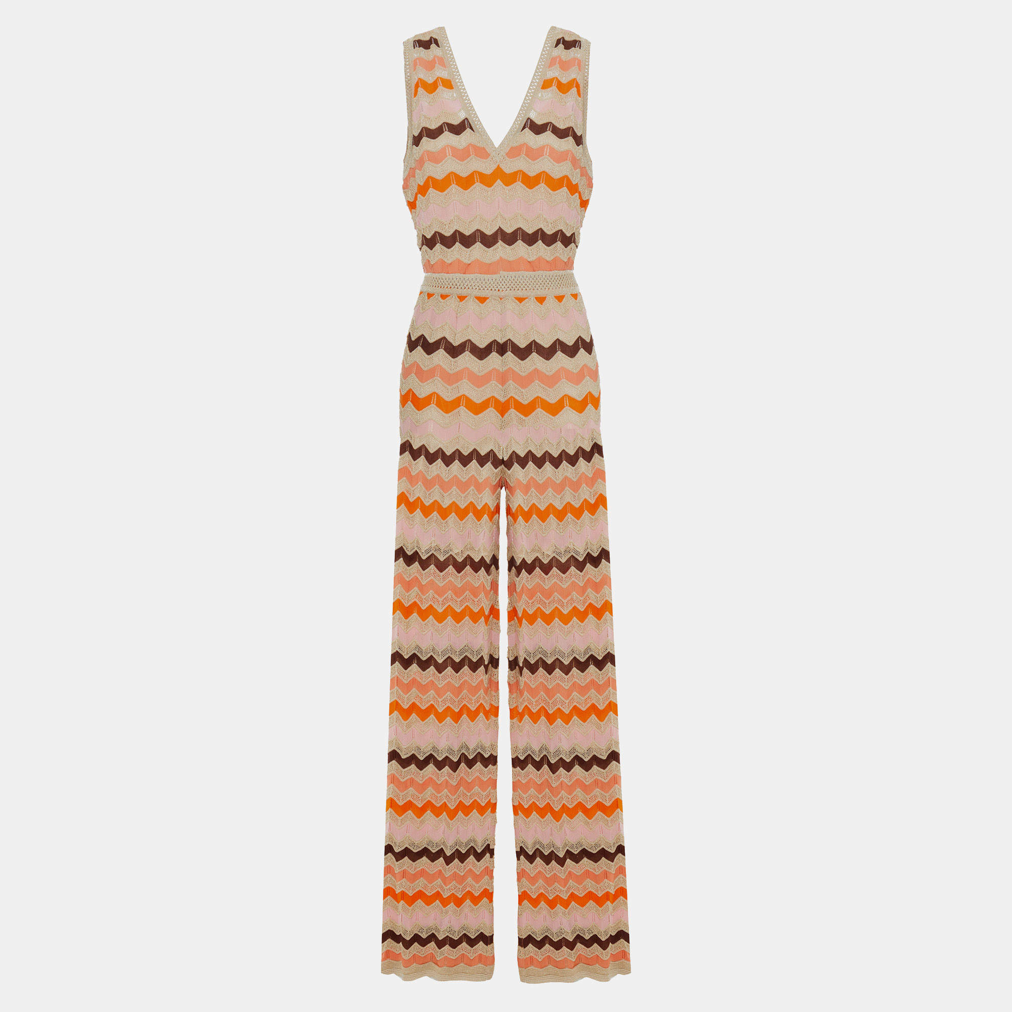 Pre Owned M Missoni Cotton Jumpsuit 46