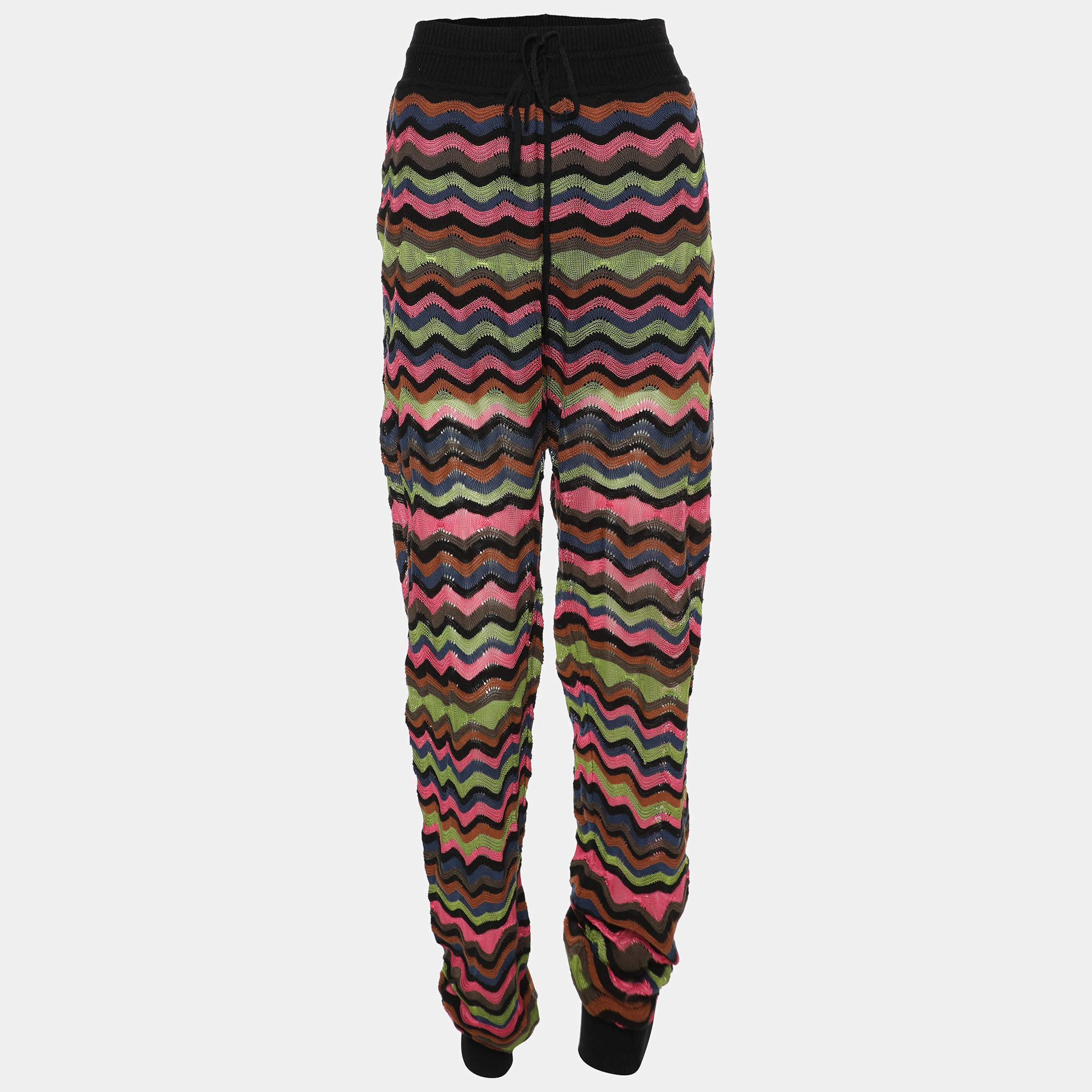 M Missoni Multicolor Knit Trouser L