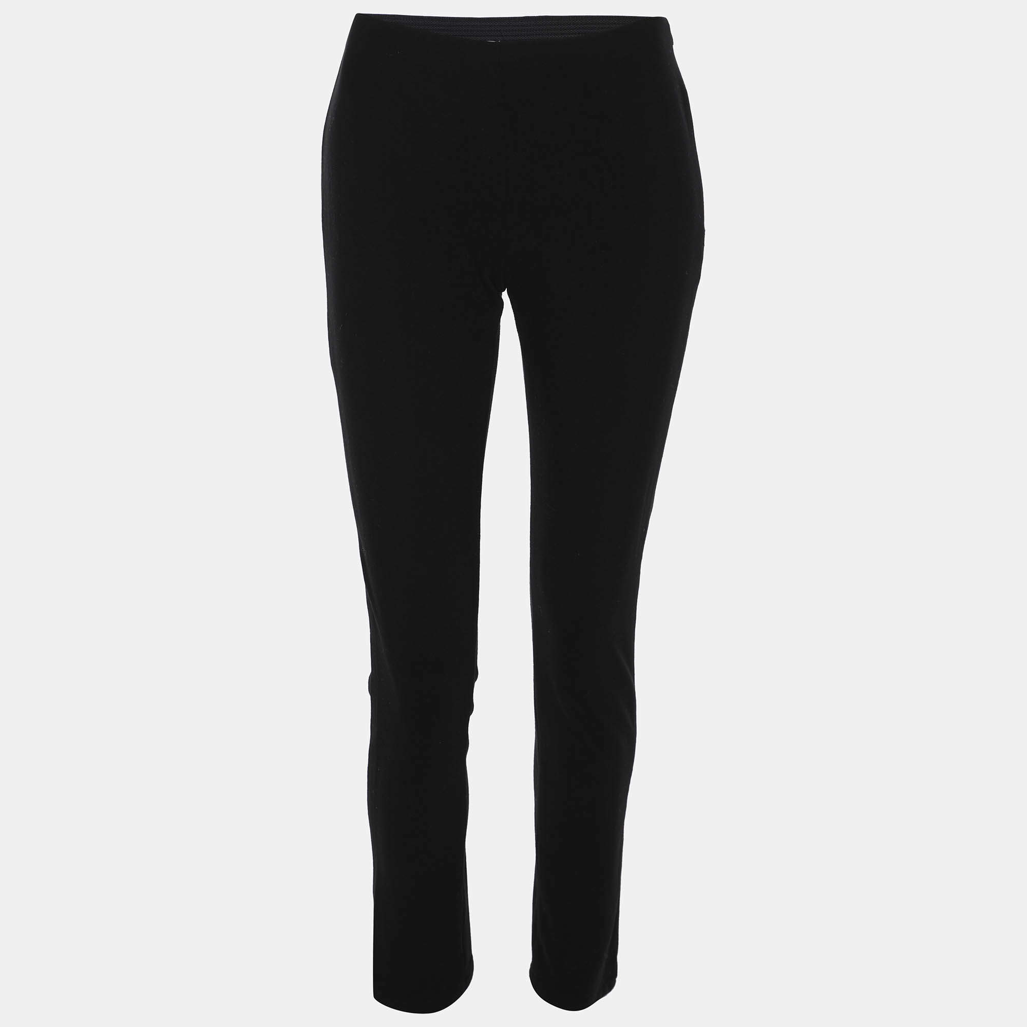 Pre Owned M Missoni Black Jersey Legging Trousers S