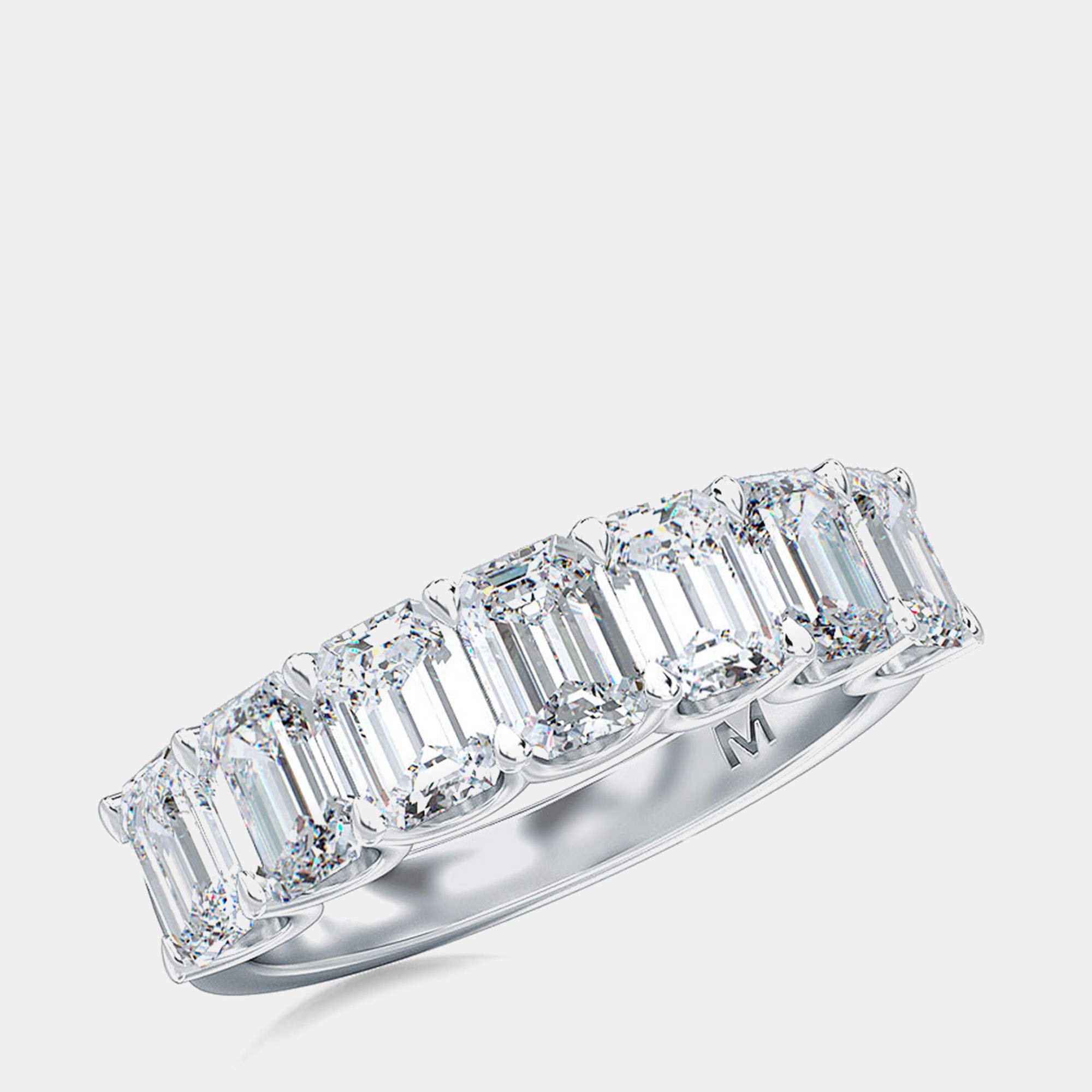 Pre Owned 7 Lab Grown Diamonds Band (1 ctw) US 7