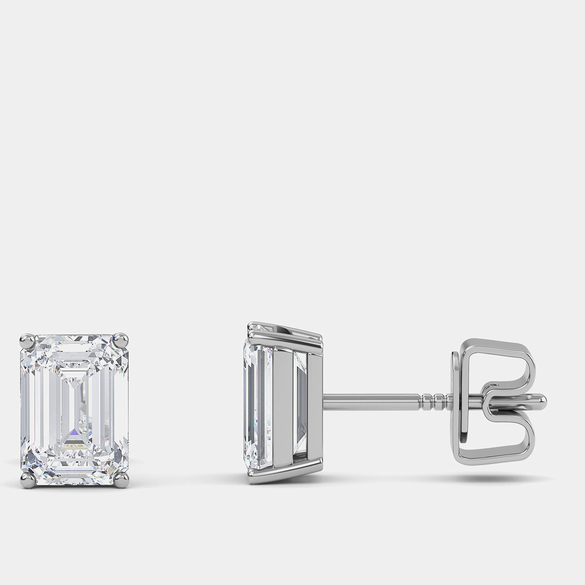 مملوكة مسبقًا أقراط ألماس مزروعة في المختبر منفردة عيار 14 (1 قيراط)