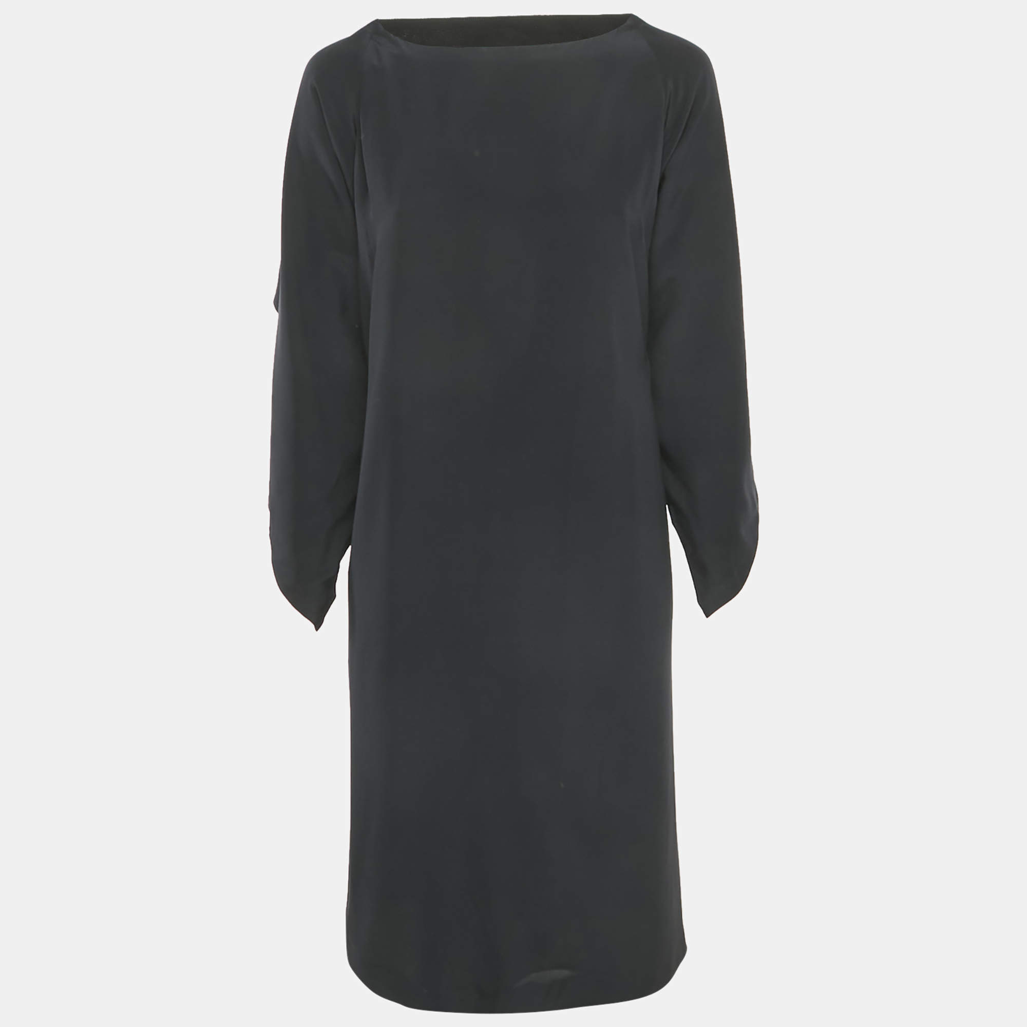 Maison Martin Margiela Black Silk Short Dress L