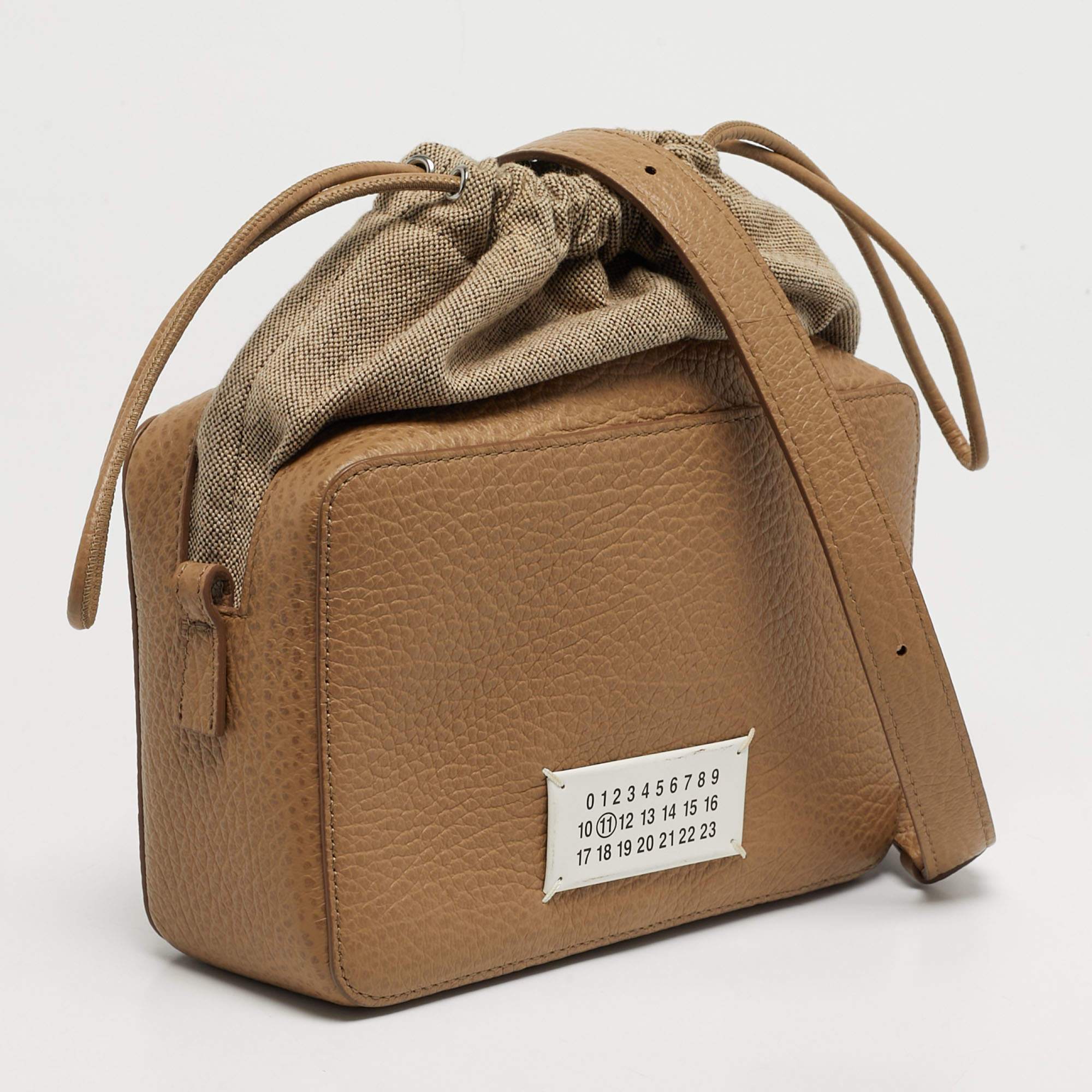 Maison Martin Margiela Dark Grey Patent Leather Hobo Maison Martin