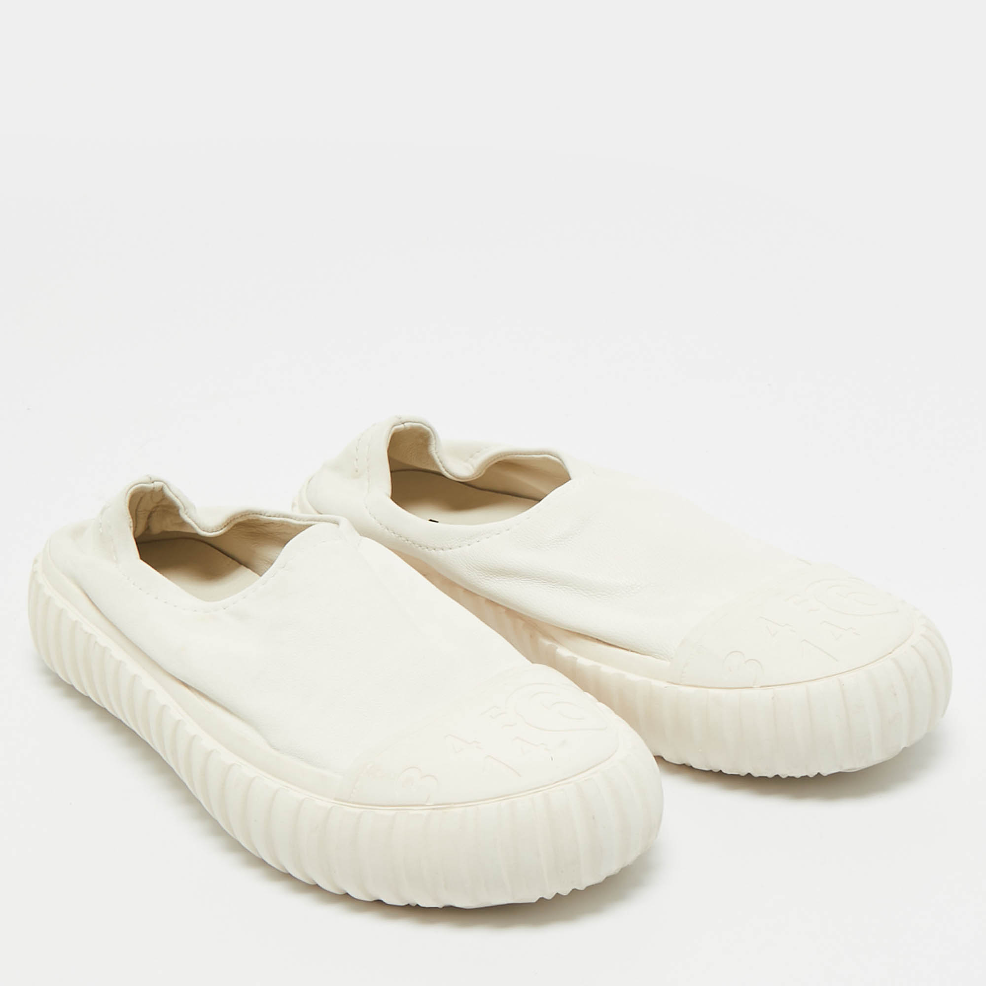 Maison Martin Margiela Cream Canvas Replica Espadrille