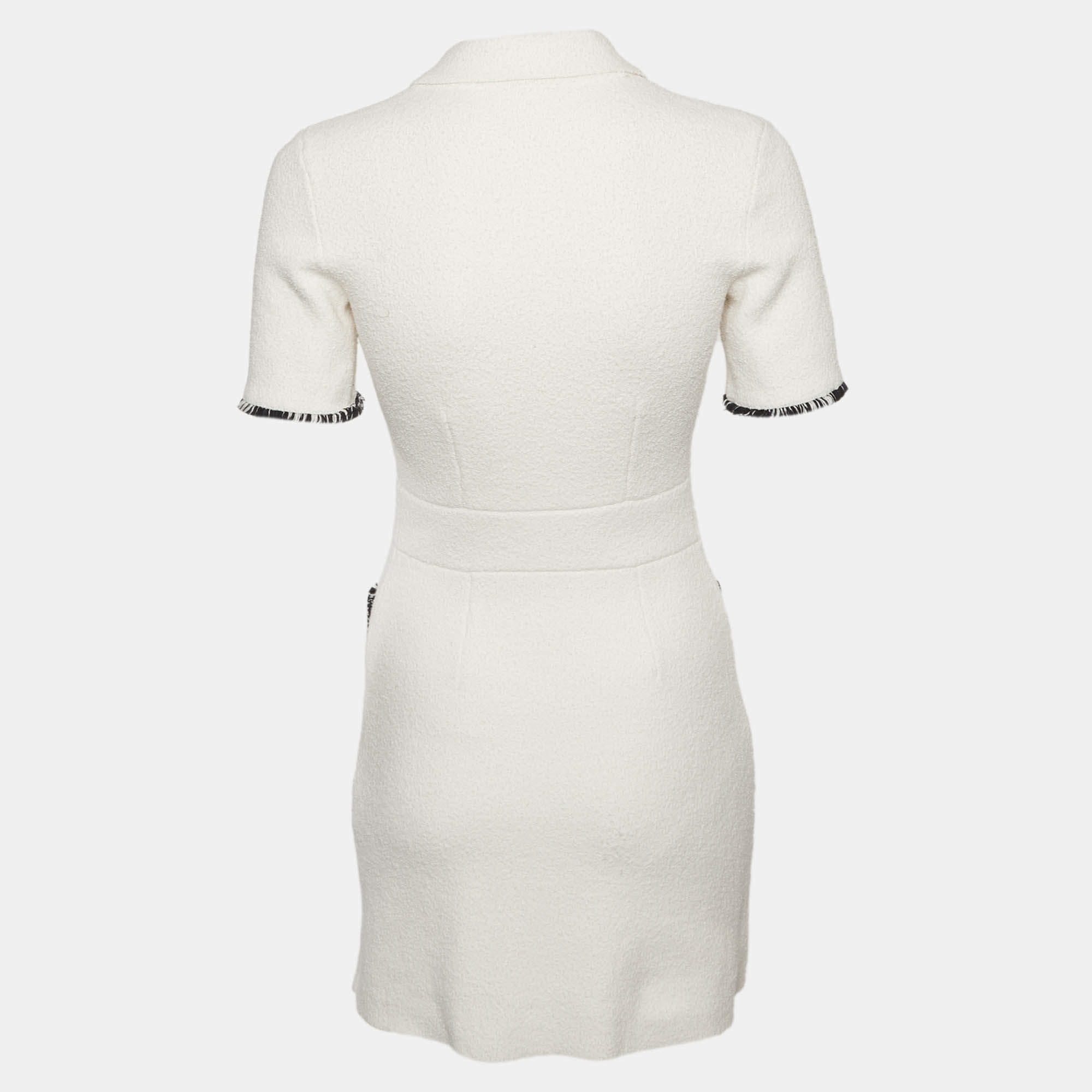 Maje Blue Jacquard Knit Sleeveless Mini Dress M Maje | TLC