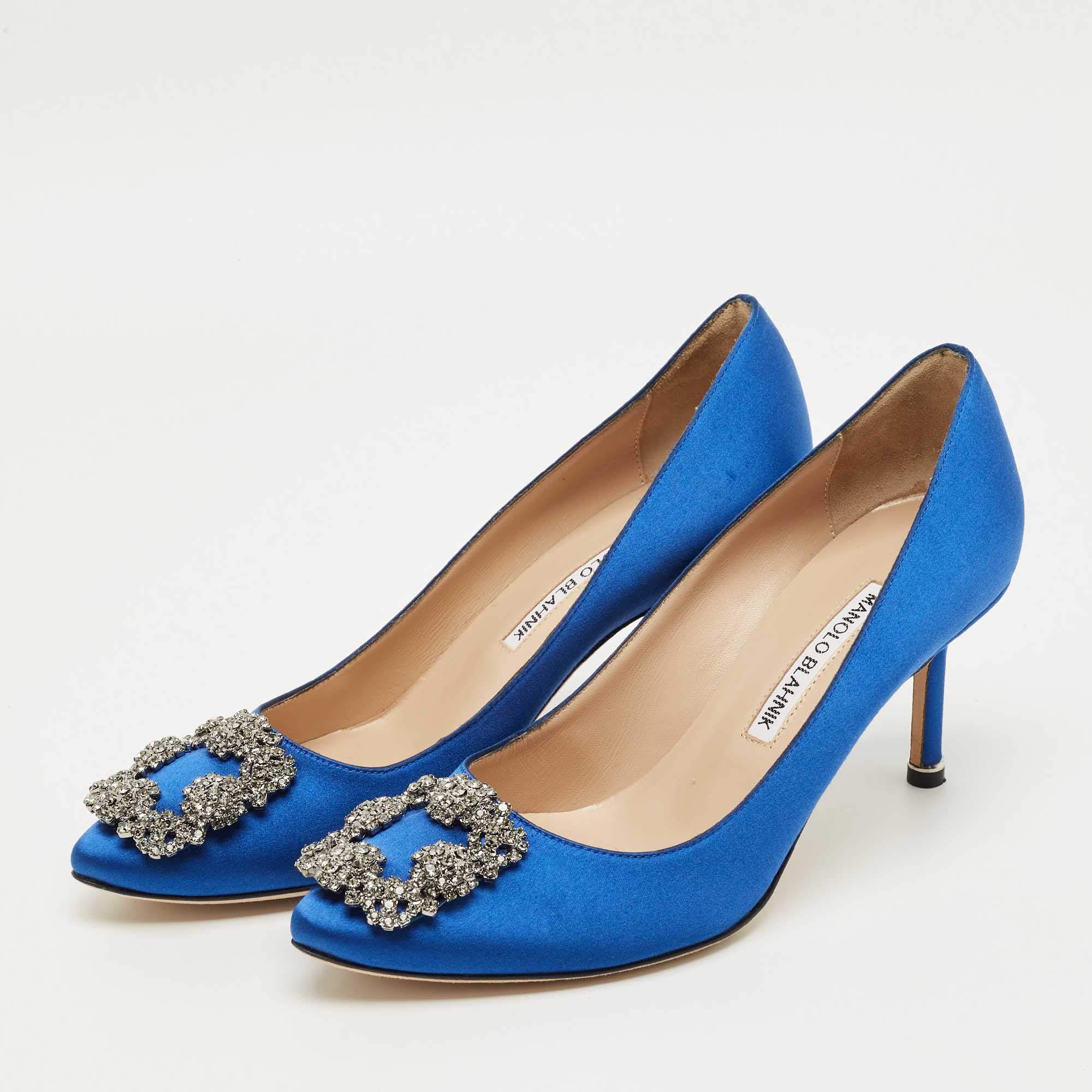 靴 MANOLO BLAHNIK RARE Manolo Blahnik 38.5 (US 8) Vintage Patent Iconic Mary