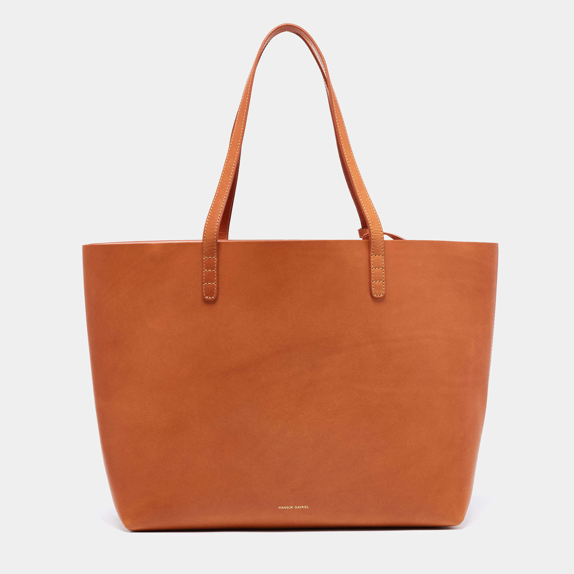 Mansur Gavriel Cammello/Rosa Leather Large Tote