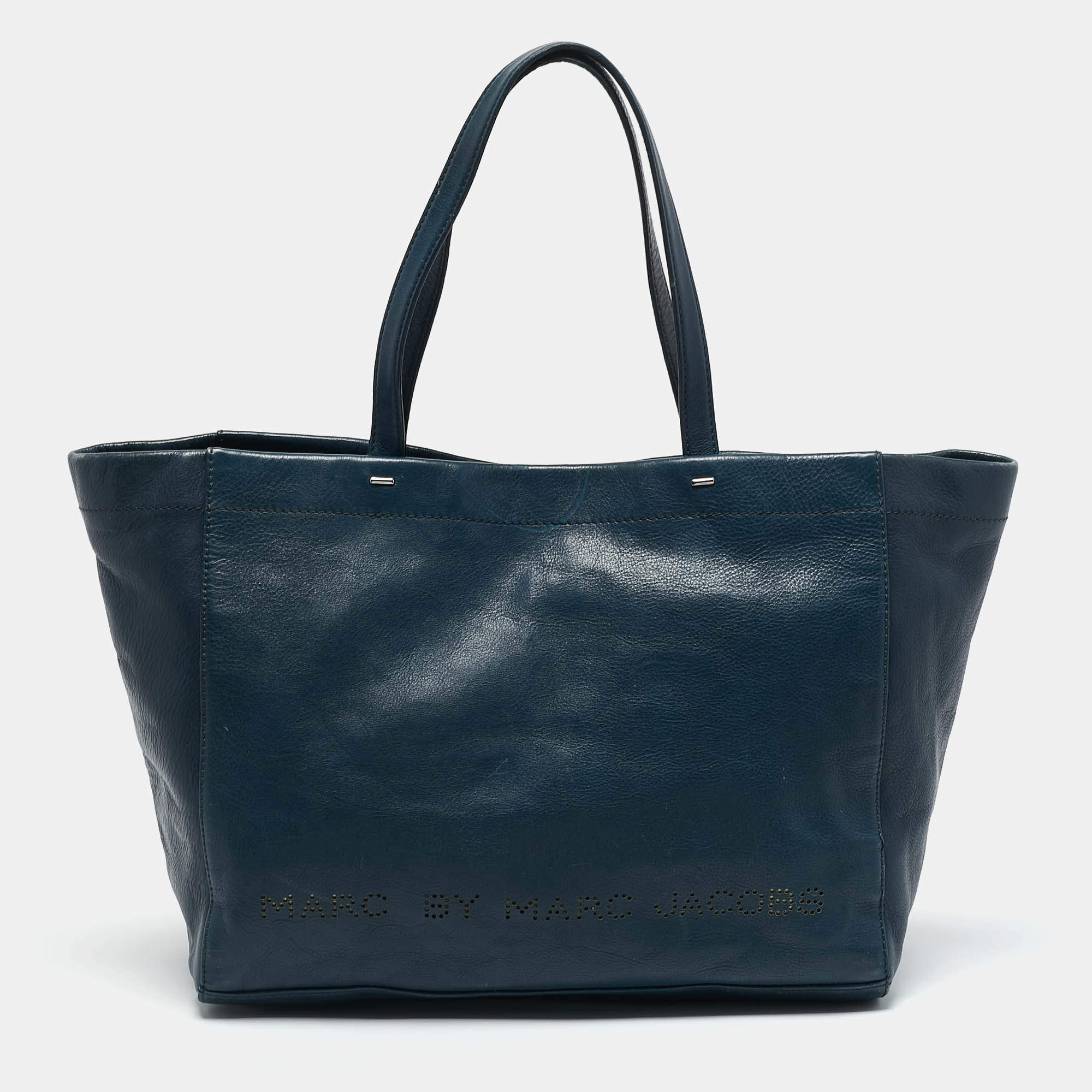 Marc by Marc Jacobs Teal Green Leather Shopper Tote