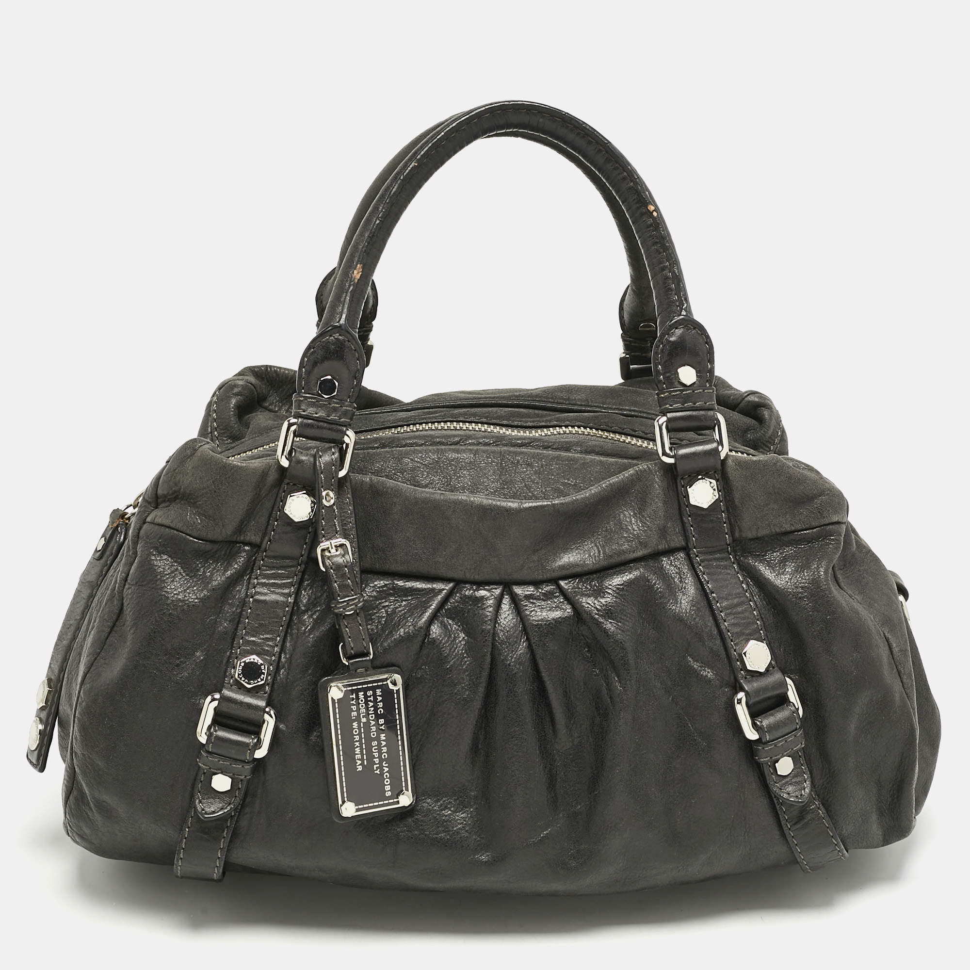 Marc by Marc Jacobs Black Leather Classic Satchel