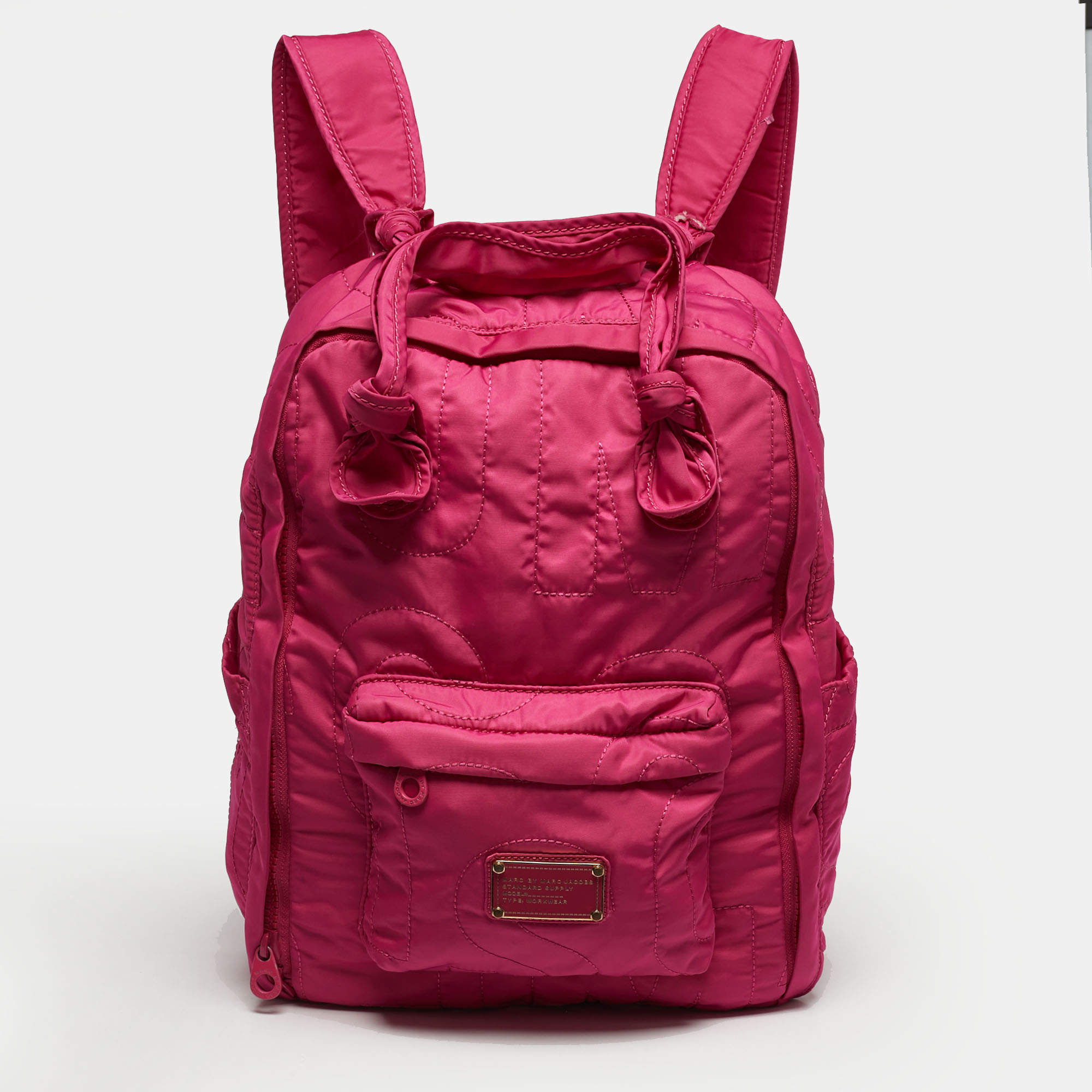 مملوكة مسبقًا Marc by Marc Jacobs Pink Nylon Backpack