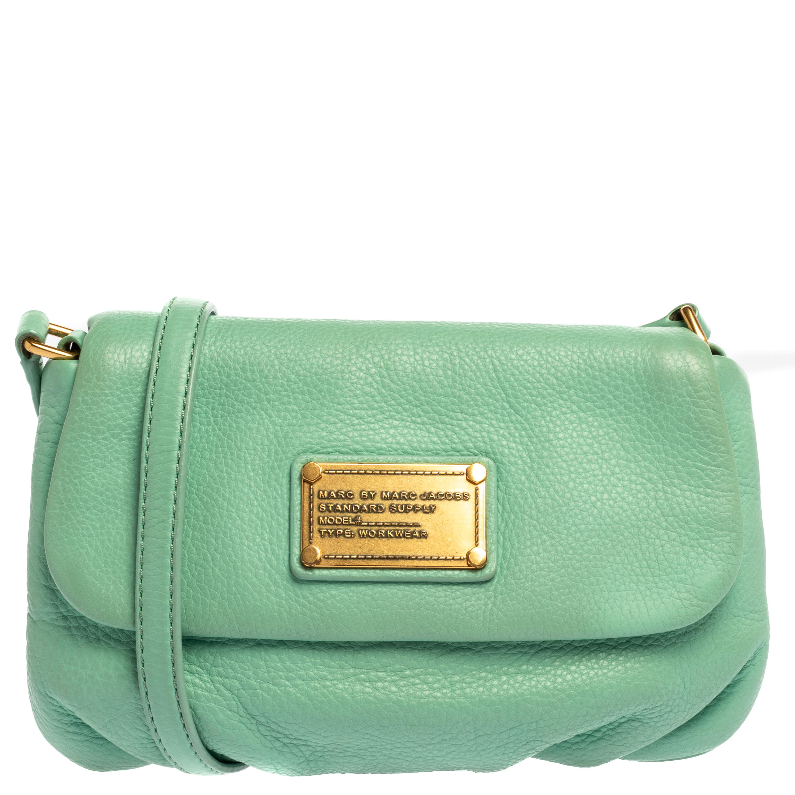 Marc Jacobs The J Marc Green Glow Smooth Leather Shoulder