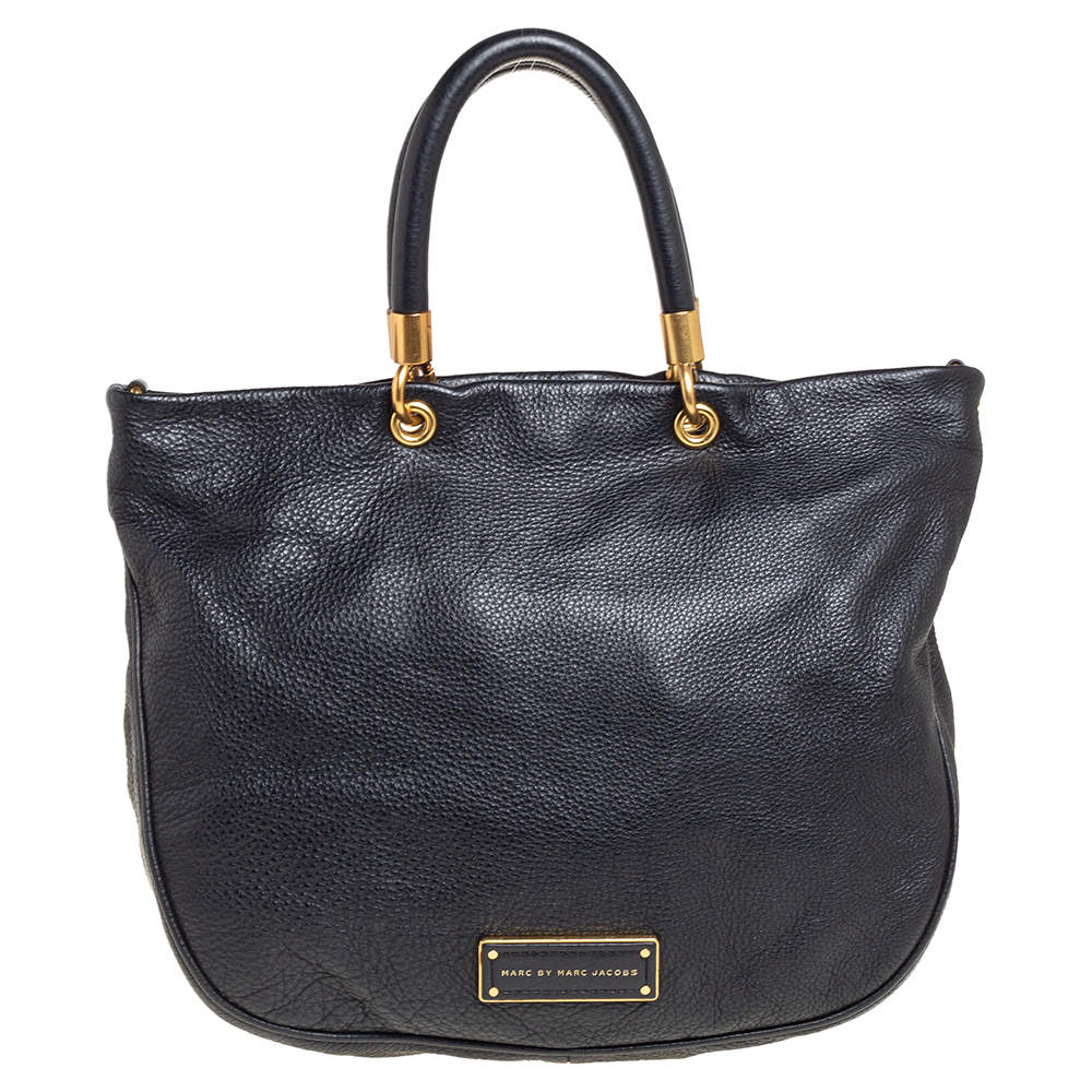 مملوكة مسبقًا حقيبة مارك باي مارك جاكوبس تو هوت تو هاندل جلد أسود