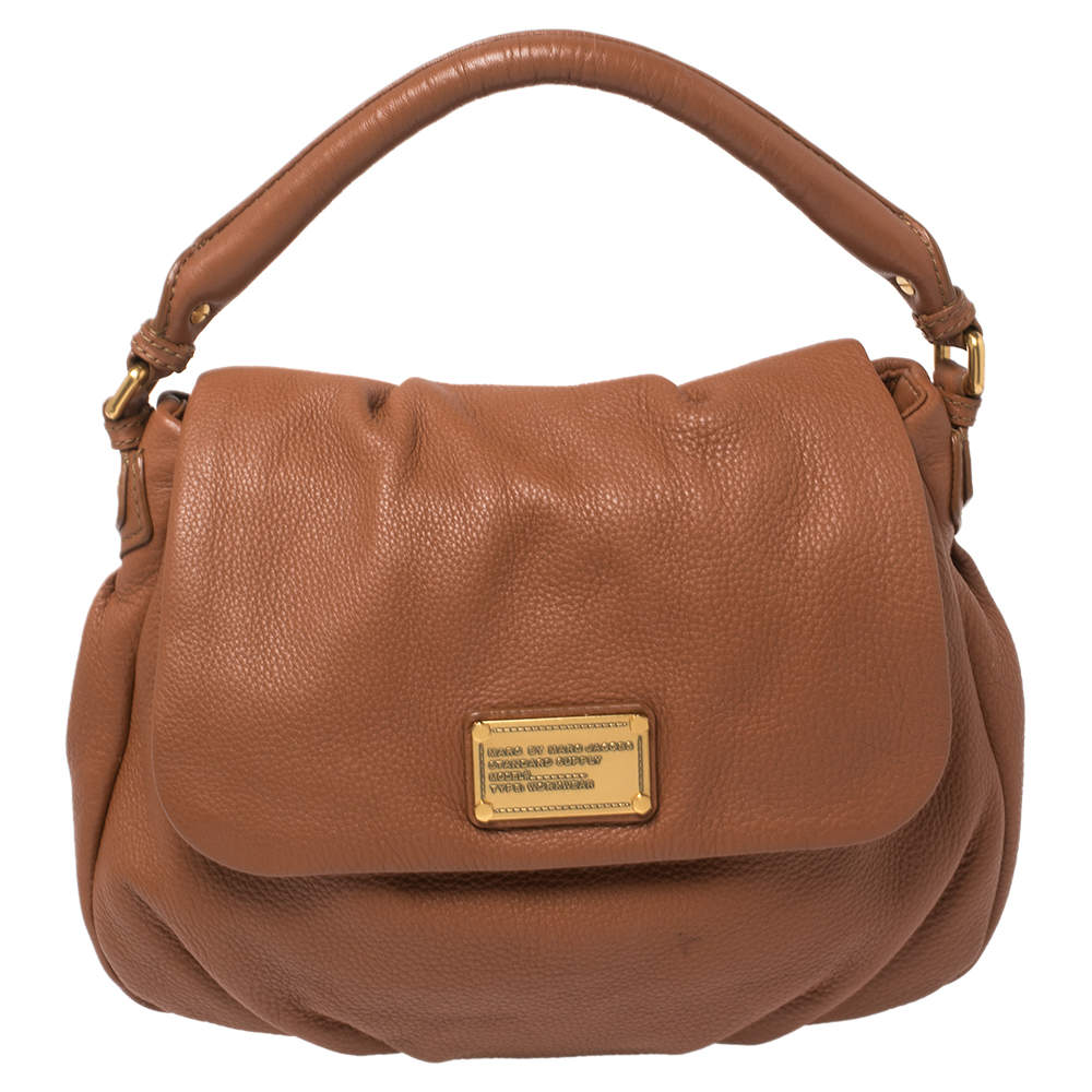 مملوكة مسبقًا Marc by Marc Jacobs Brown Soft Leather Classic Q Lil Ukita Top Handle Bag