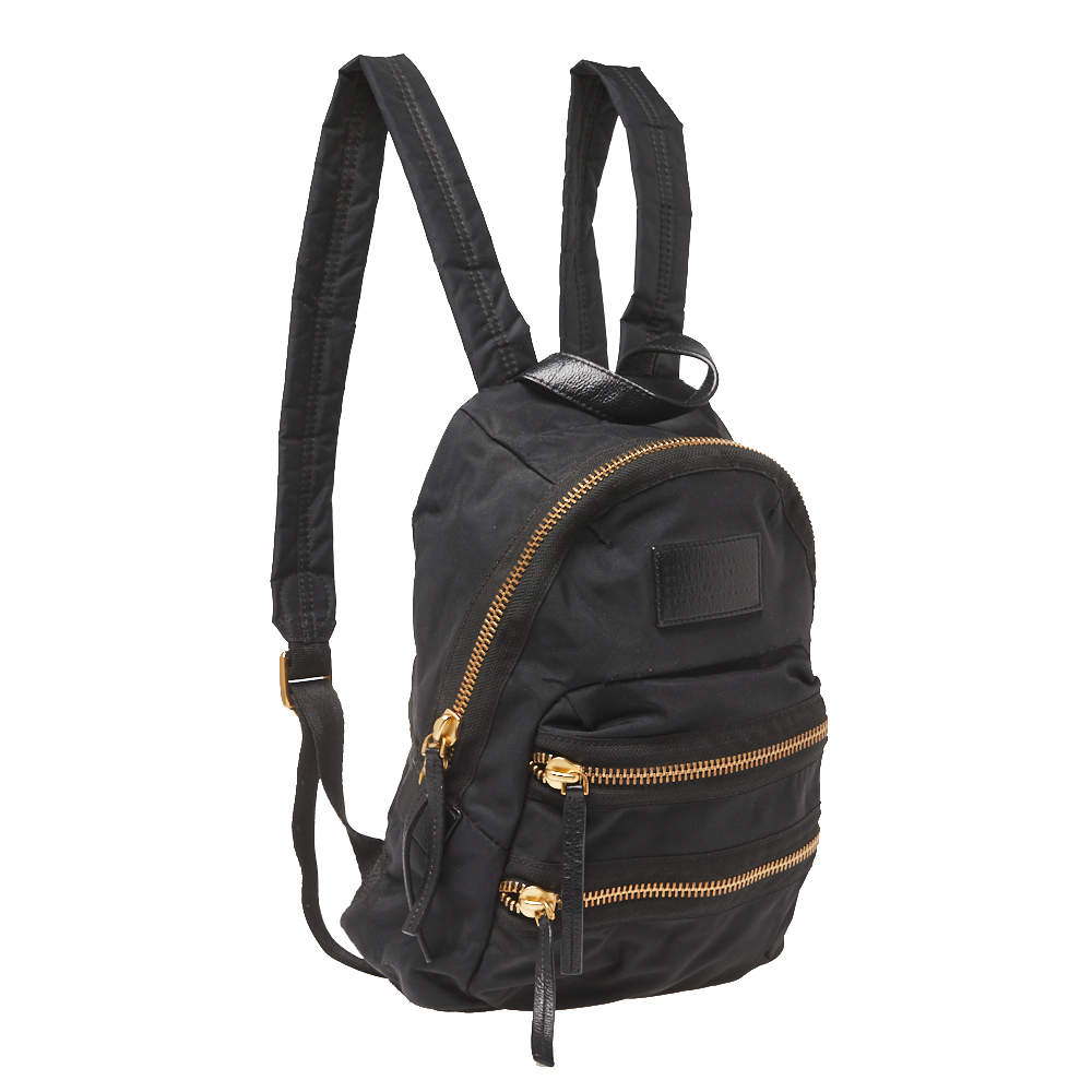 Marc by Marc Jacobs Black Nylon Biker Backpack