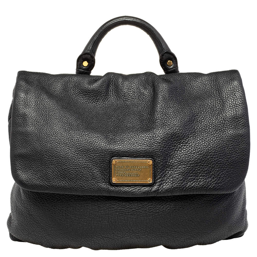 Marc by Marc Jacobs Black Leather Top Handle Bag