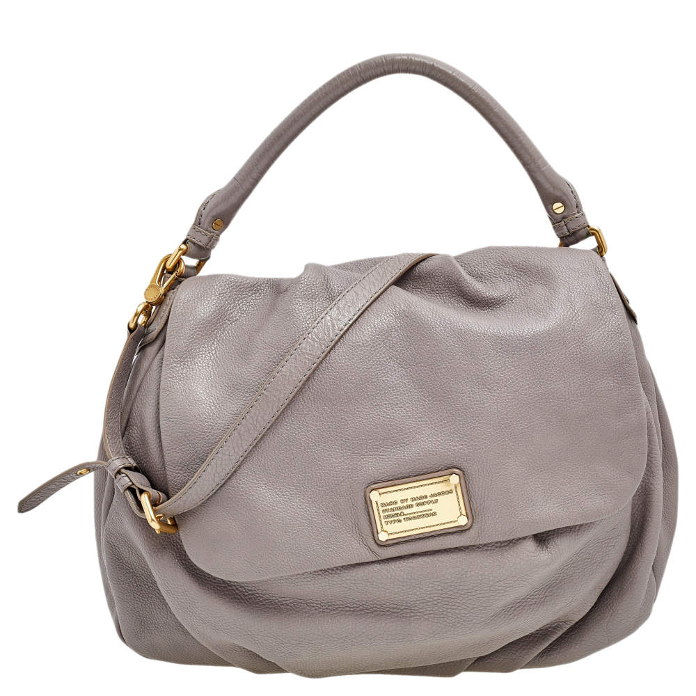 مملوكة مسبقًا Marc by Marc Jacobs Grey Leather Classic Q Lil Ukita Satchel
