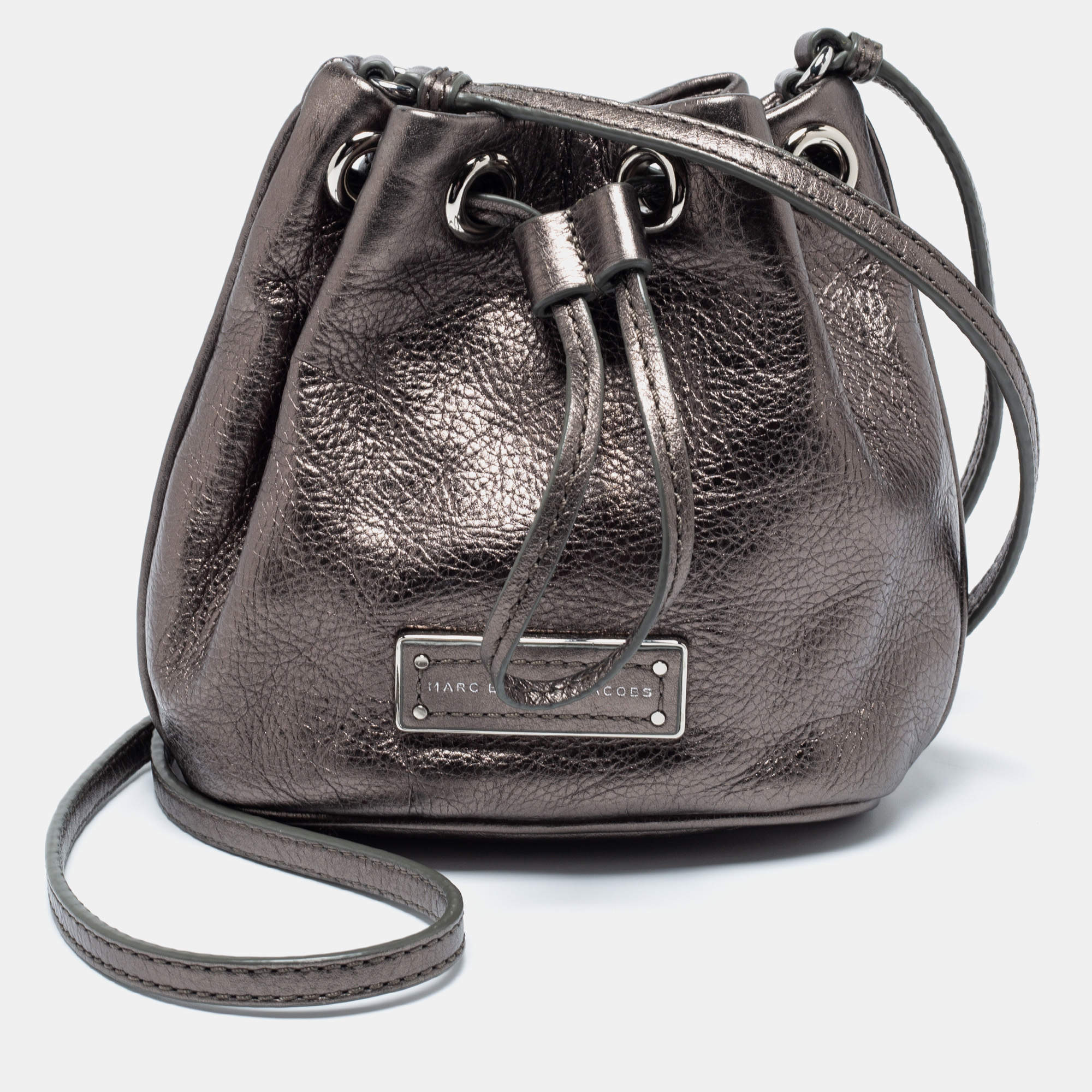 Marc Jacobs Black 'The Leather Mini Bucket' Bag