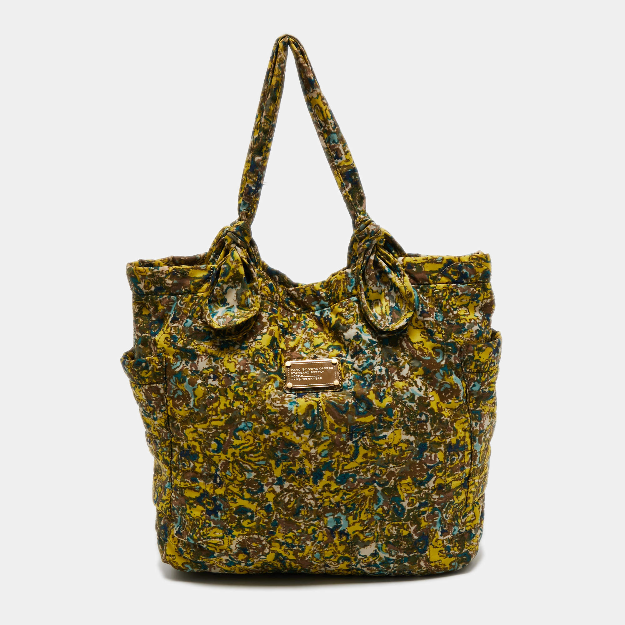 مملوكة مسبقًا Marc by Marc Jacobs Multicolor Printed Nylon Large Pretty Tate Tote 