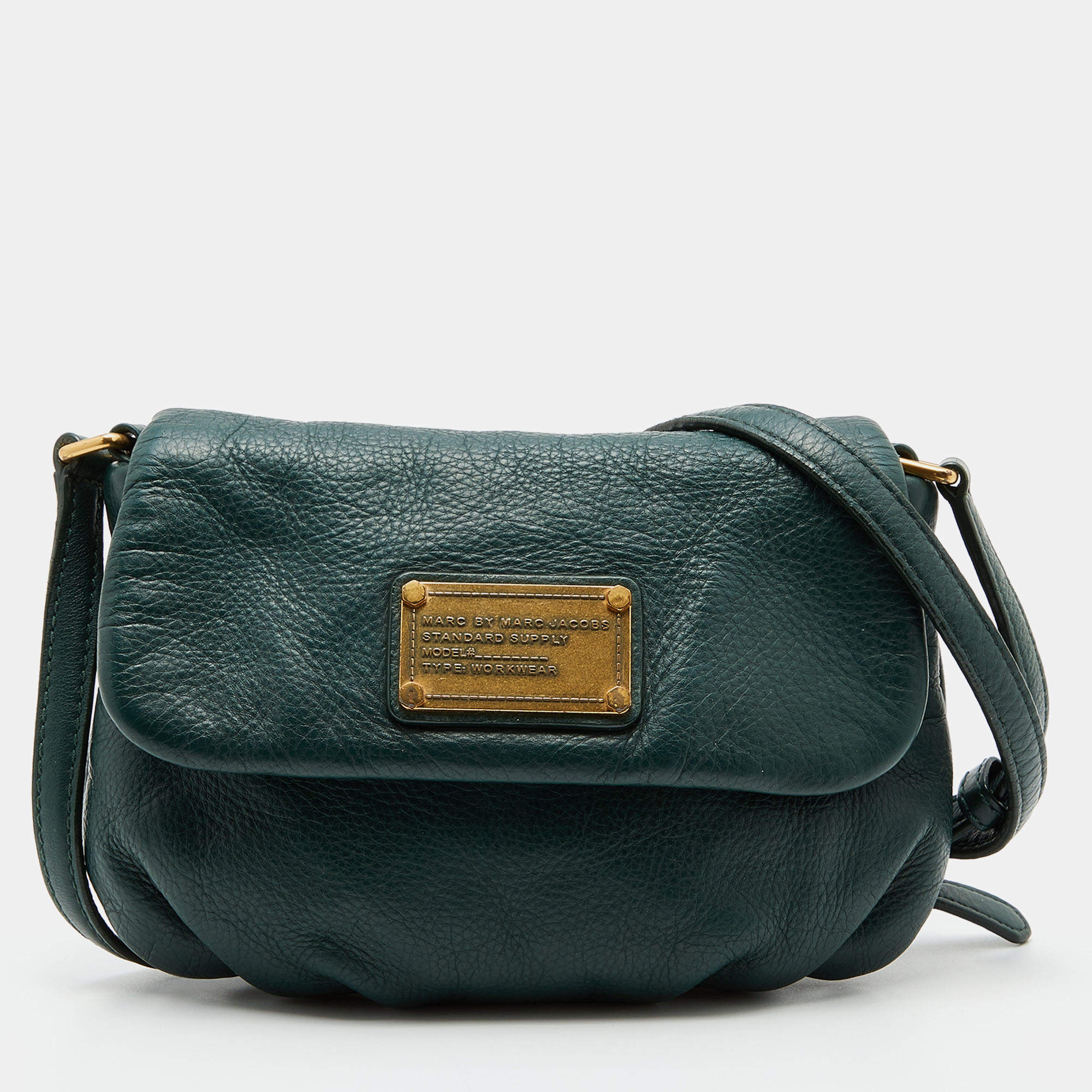 Marc By Marc Jacobs Green Leather Classic Q Natasha Crossbody Bag Marc by Marc  Jacobs