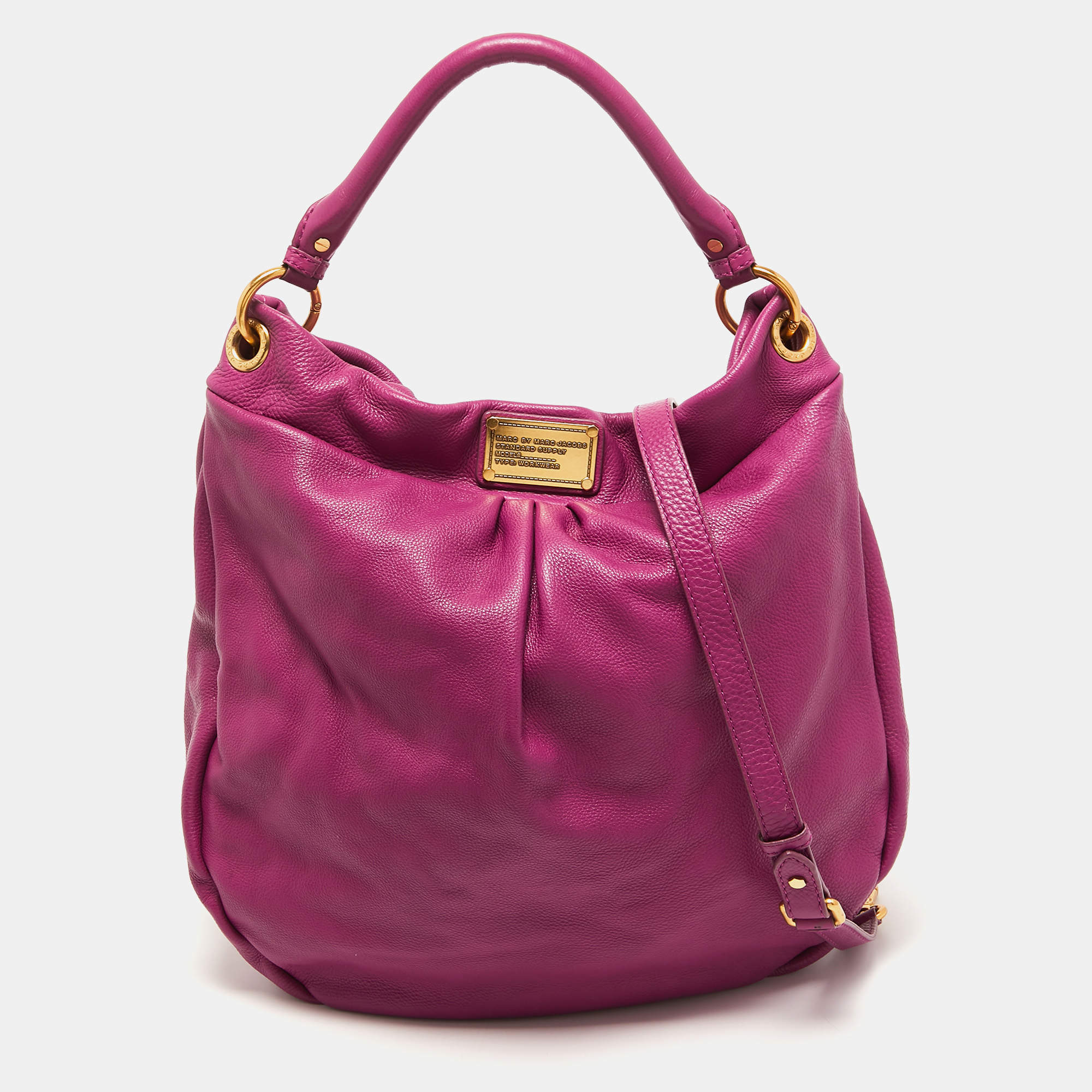 Marc by Marc Jacobs Pink Leather Hobo