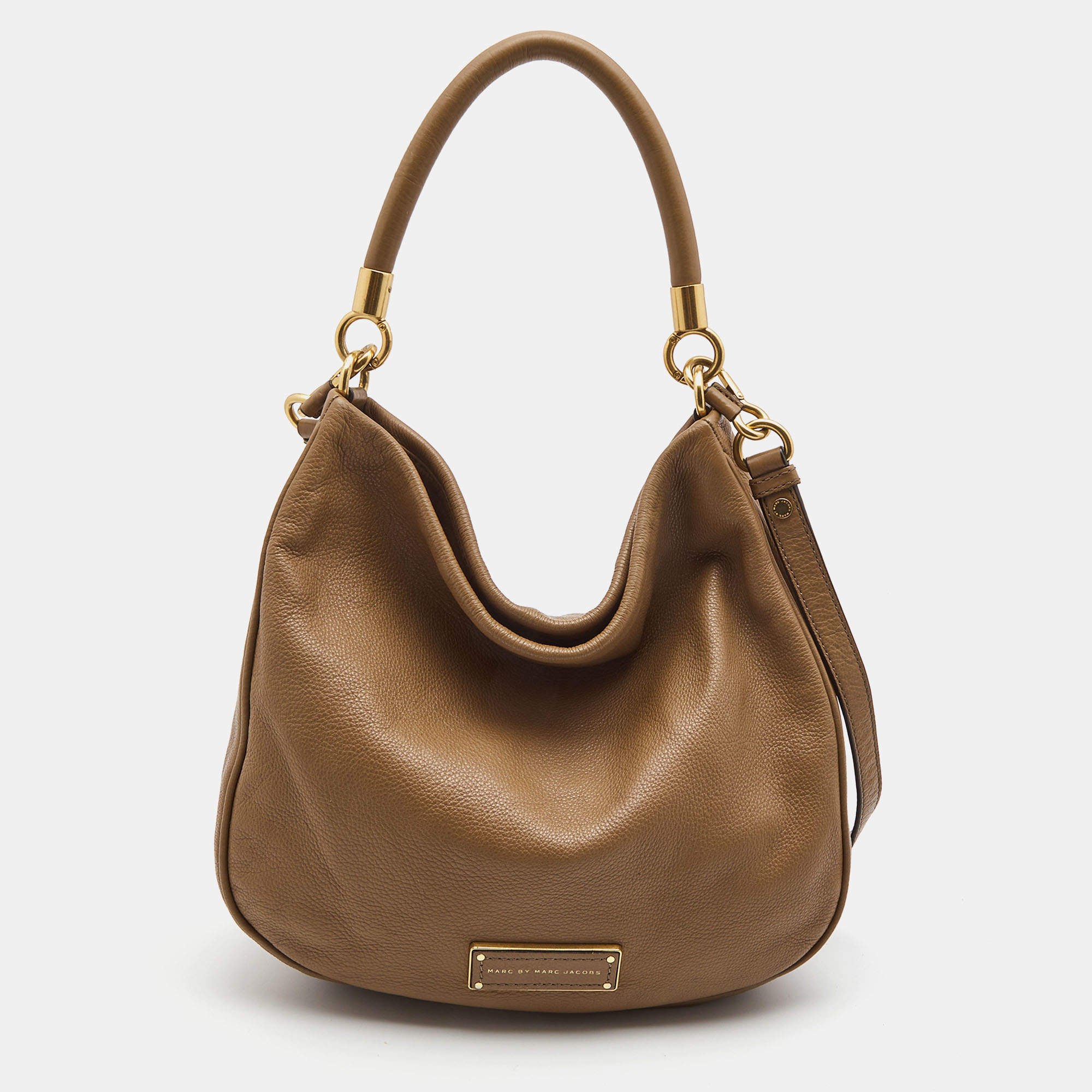 Pre Owned Marc by Marc Jacobs Brown Leather Too Hot to Handle Tote Bag