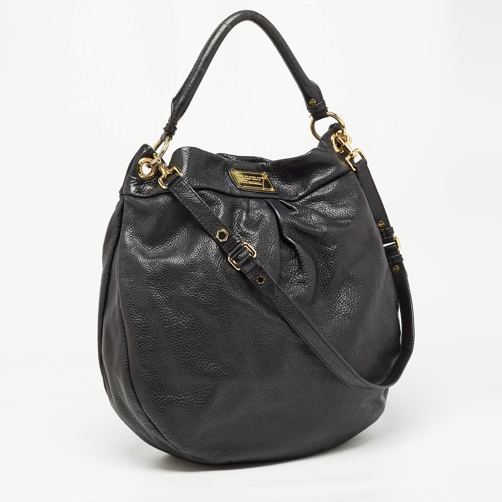 Marc By Marc Jacobs store Black Leather Classic Q Hillier Hobo Bag