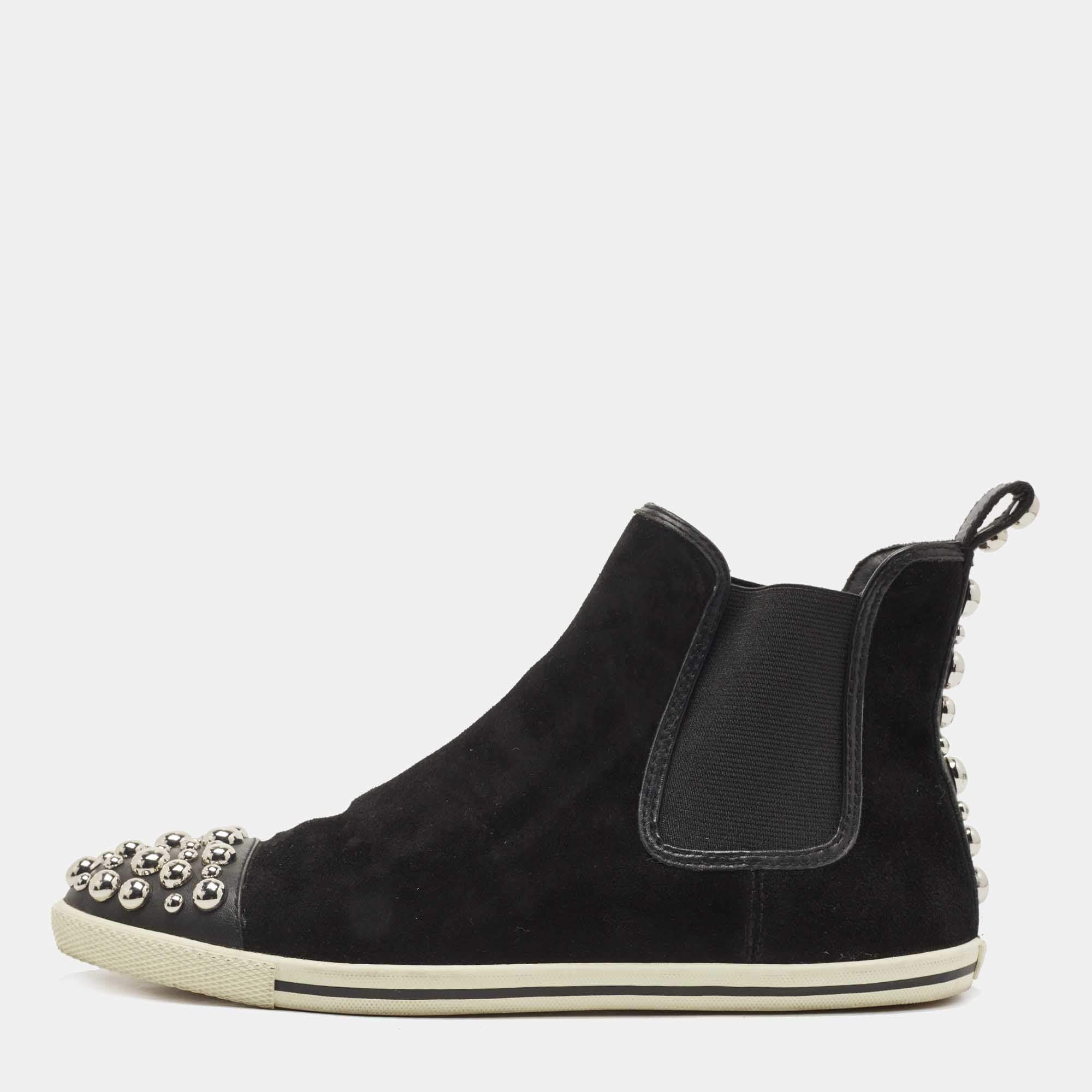 Marc by Marc Jacobs Marc Jacobs Gray Suede High Top Wedge Sneakers