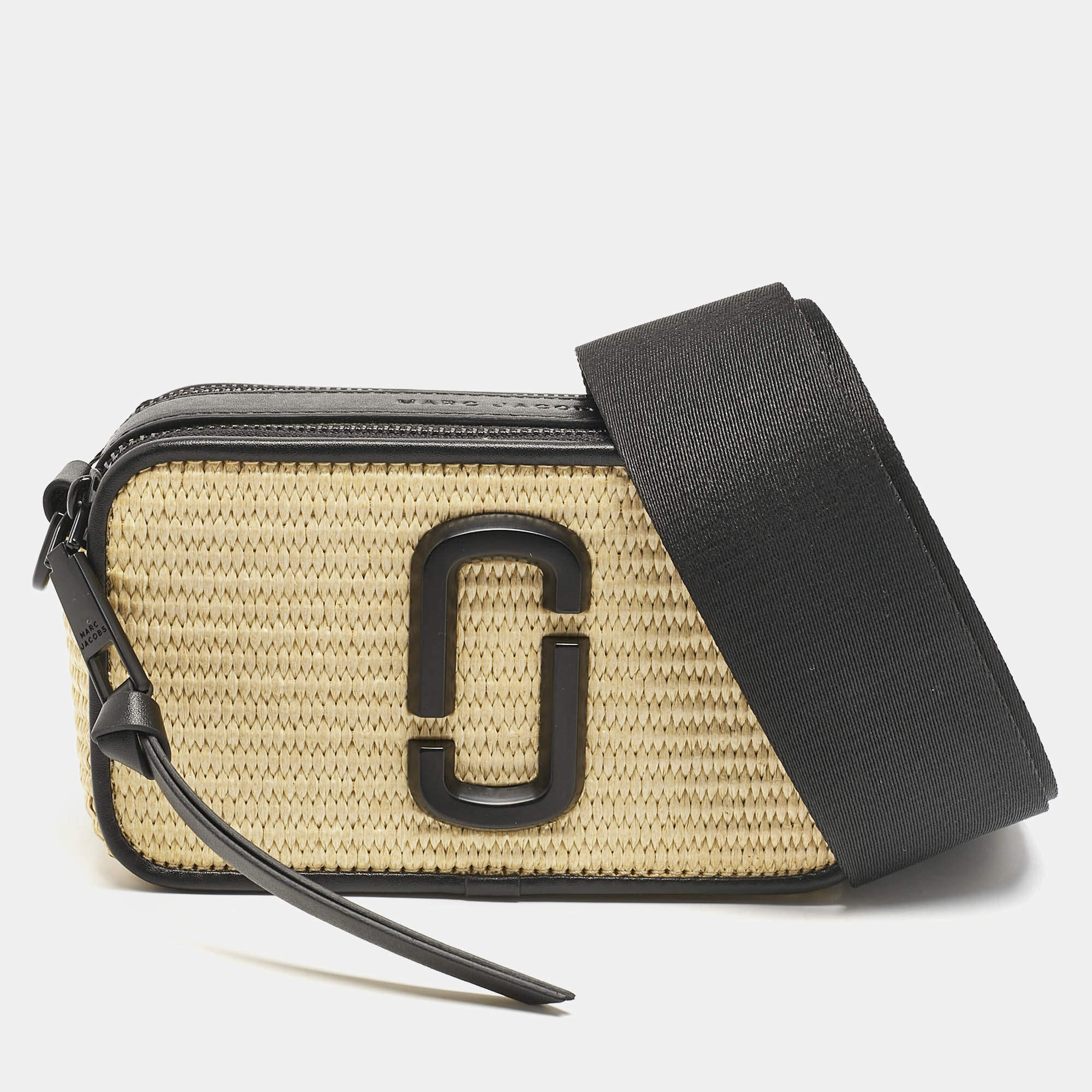 Marc Jacobs Black Patent Leather Snapshot Crossbody Bag