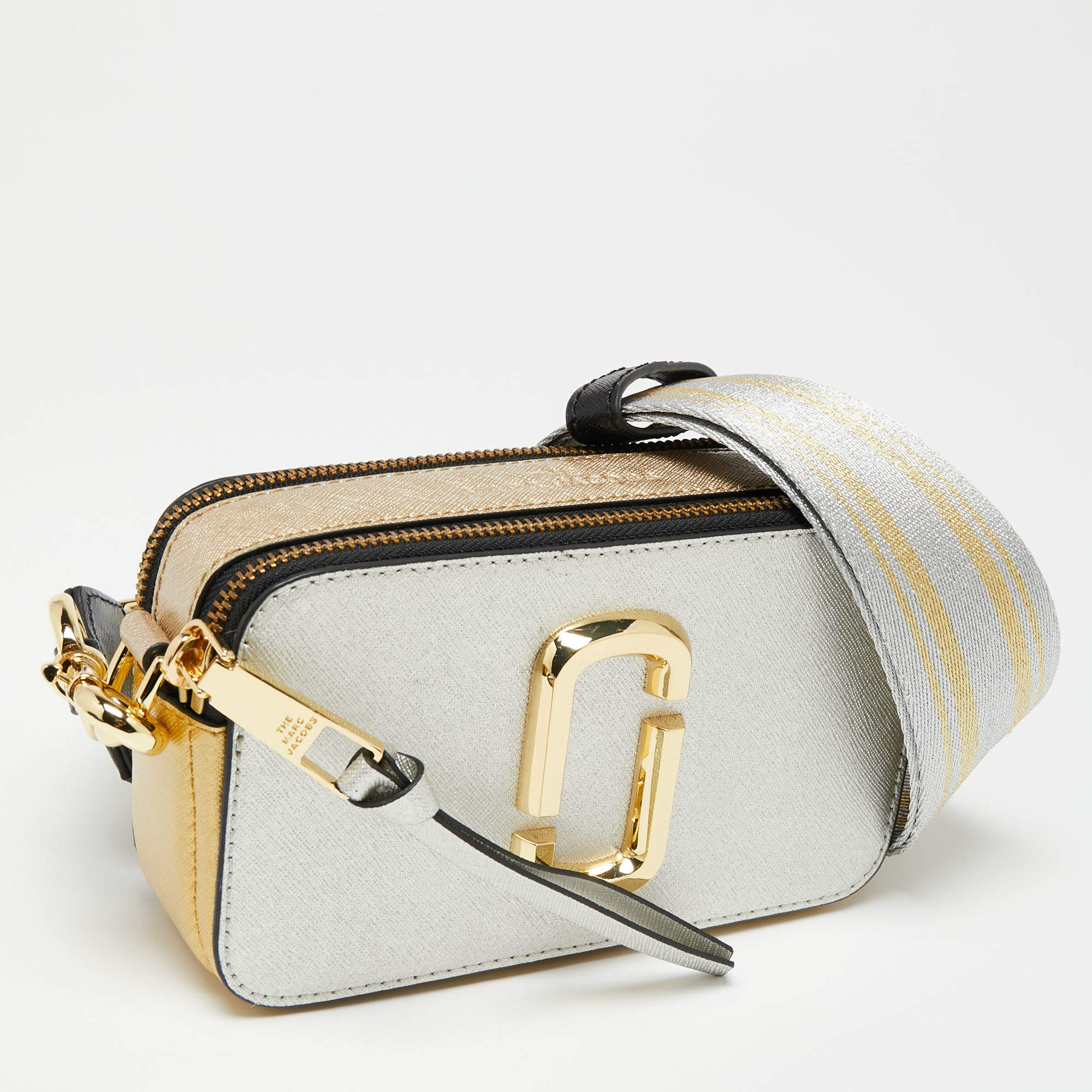 Snapshot leather crossbody bag Marc Jacobs Gold in Leather - 20242289