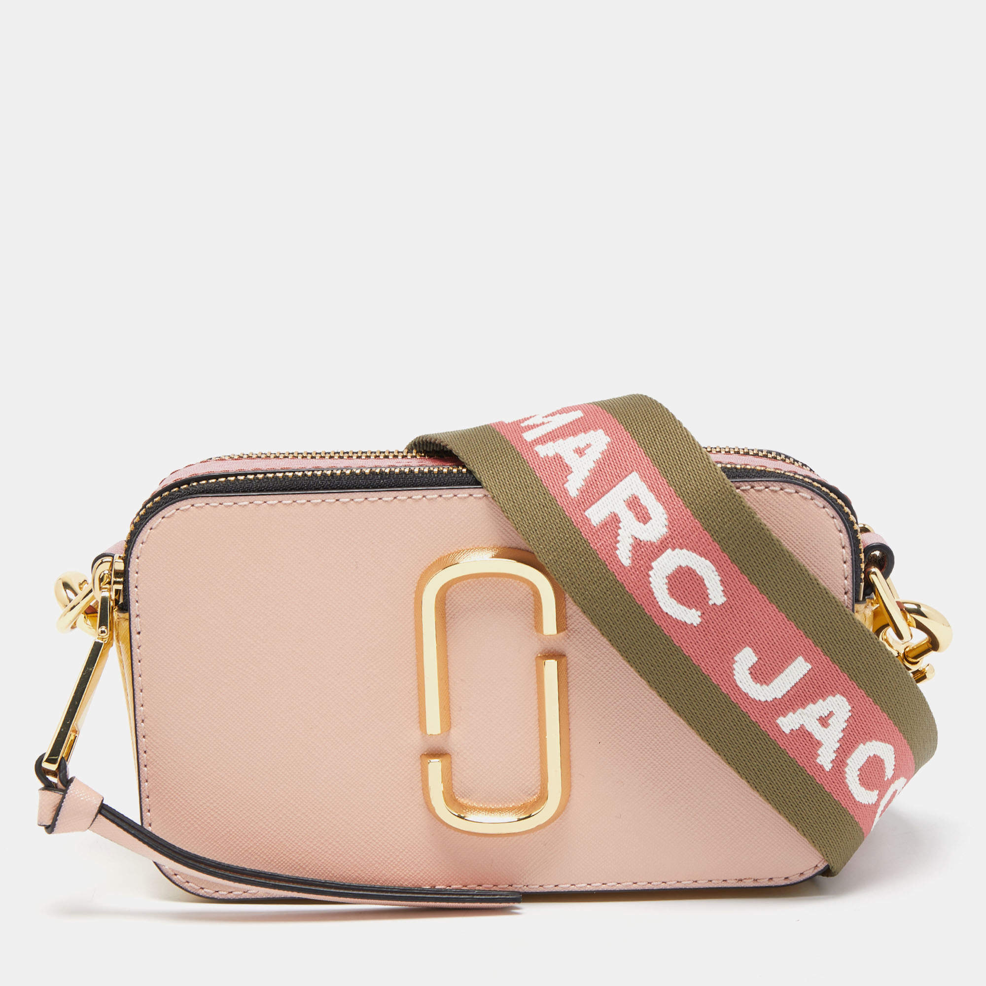 Marc Jacobs Tri Color Leather Snapshot Camera Crossbody Bag