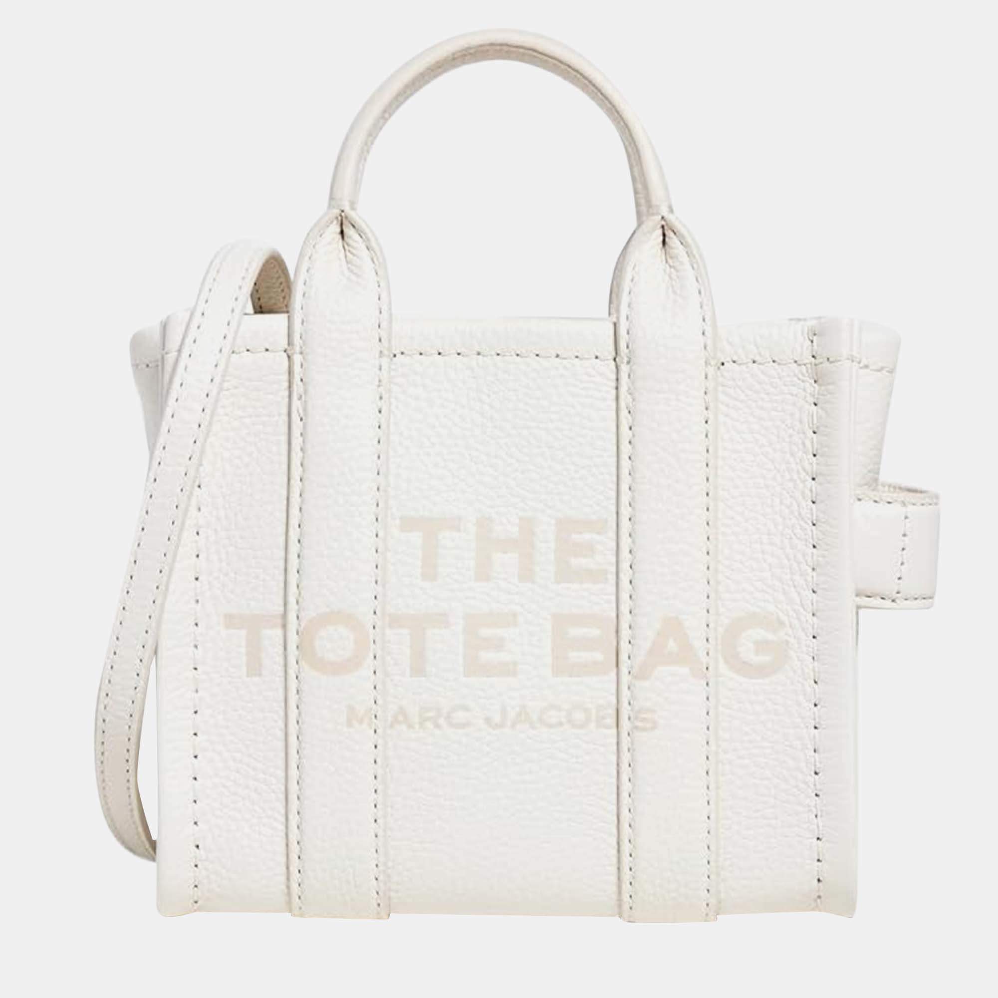 white marc jacobs tote bag