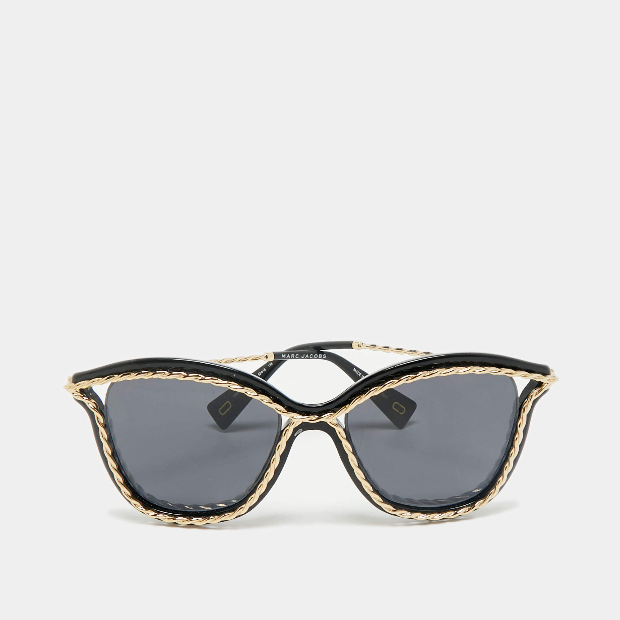  Marc Jacobs Black/Gold Marc 160/S Cat Eye Sunglasses
